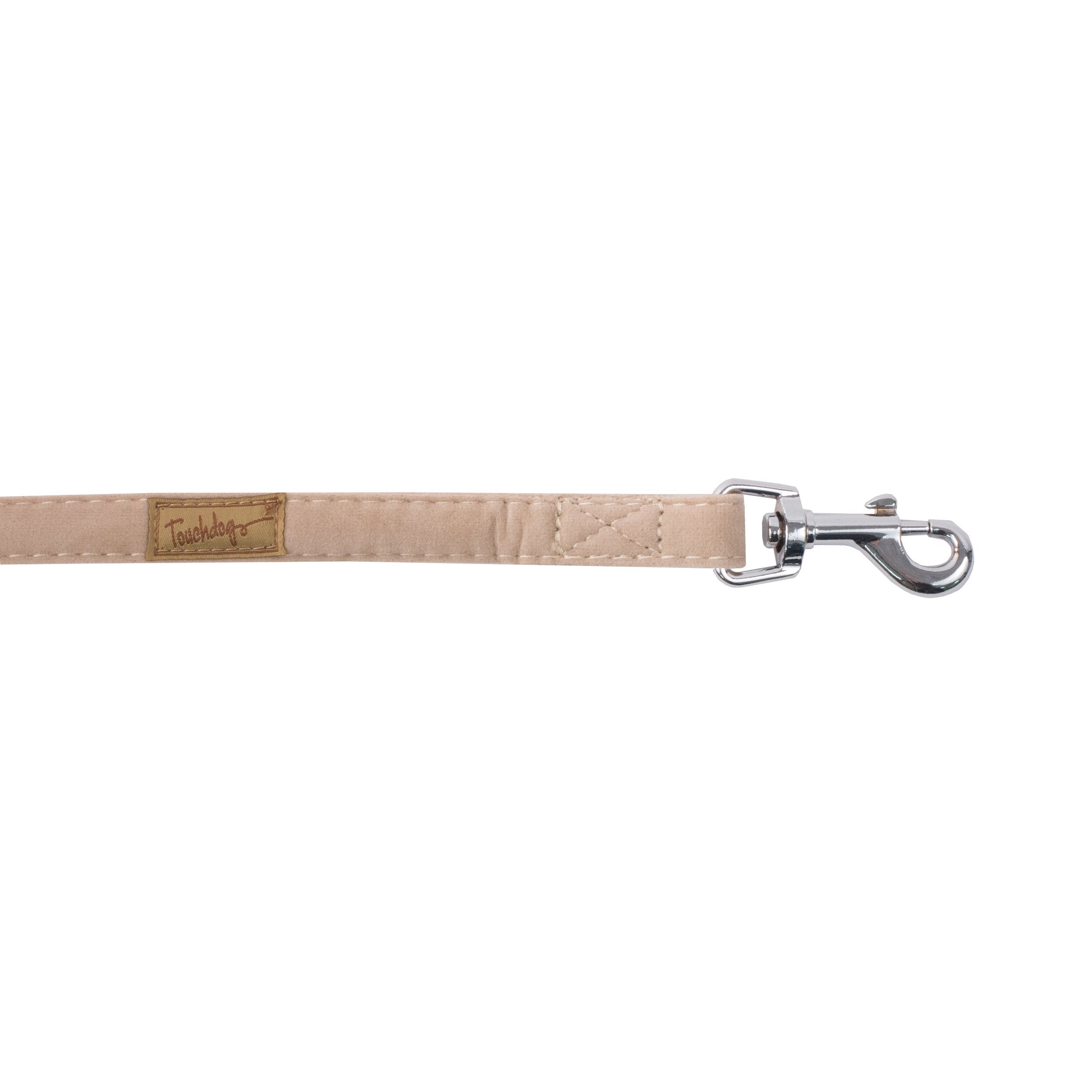 TOUCHDOG Tough-Boutique Adjustable Fashion Designer Pet Dog Harness and Leash Combination, Large, Light Sand Brown
