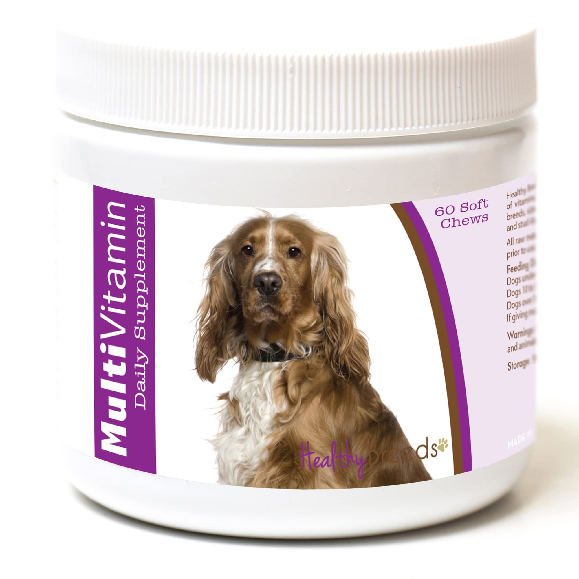 Healthy Breeds English Cocker Spaniel Multi-Vitamin Soft Chews 60 Count