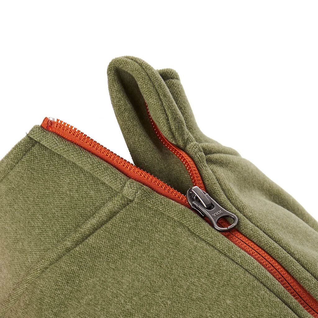 Gooby Zip Up Microfiber Fleece Dog Sweater - Green, Small - Warm Double Layered Soft Microfiber Fleece Step-In Dog Jacket Without Ring Leash - Winter Dog Sweaters For Small Dogs And Medium Dogs