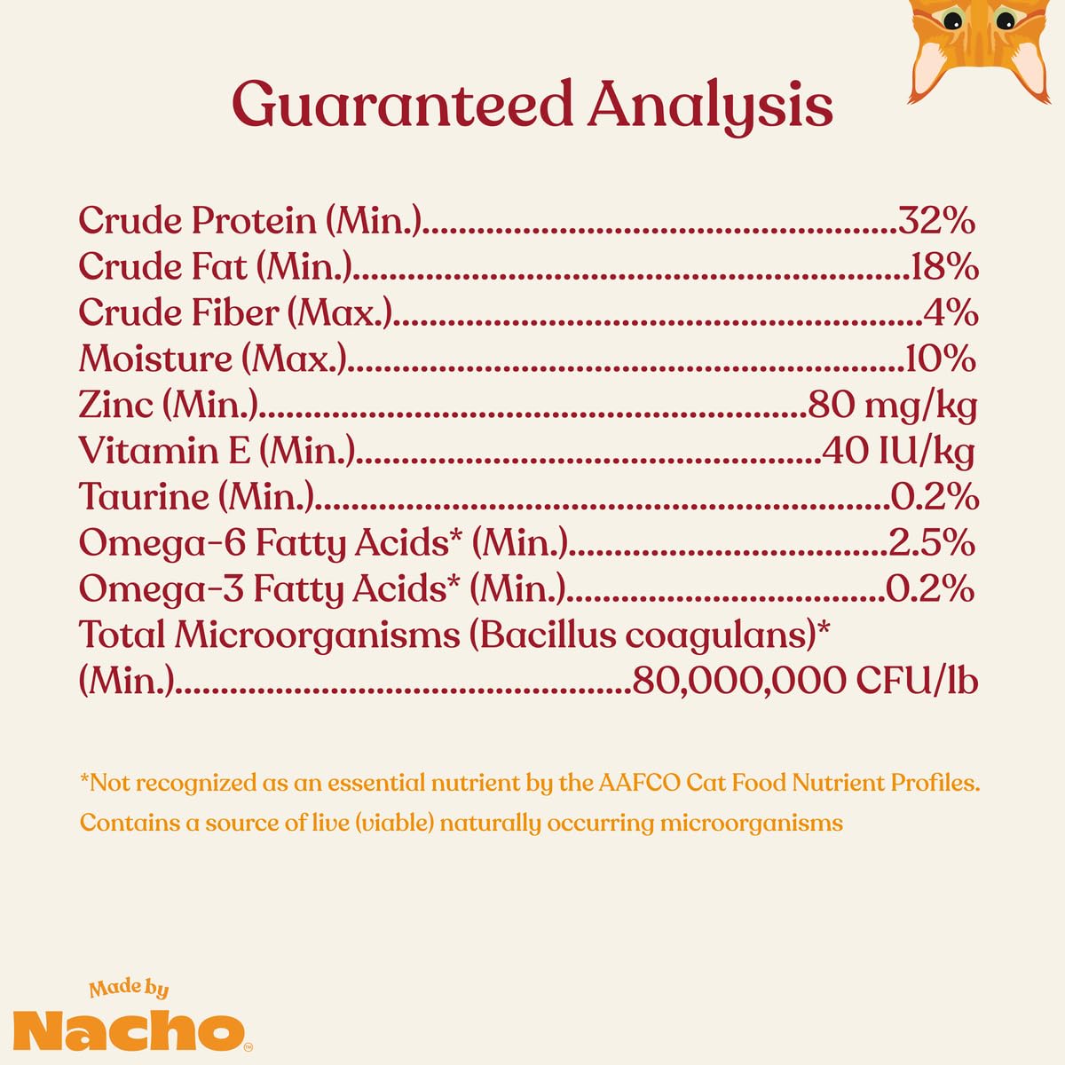 Made by Nacho Bone Broth Infused Dry Cat Kibble - Cage-Free Chicken & Pumpkin Recipe - Premium Grain-Friendly Cat Food 4lb Bag,
