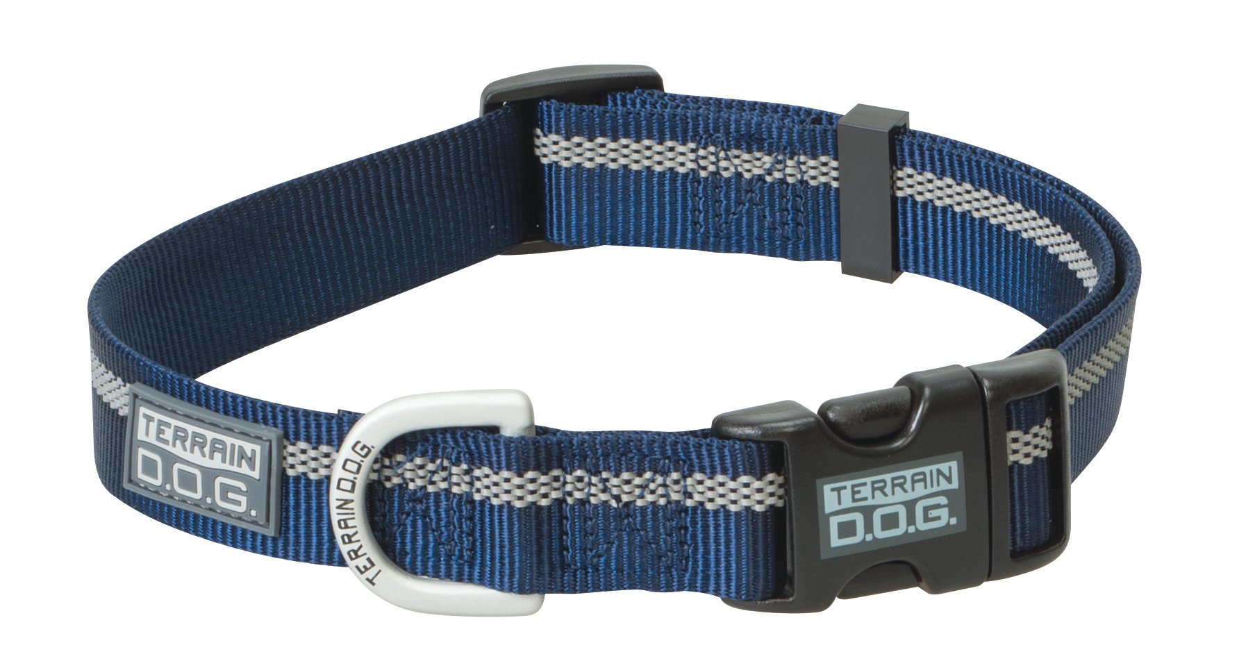 Terrain D.O.G. Reflective Snap-N-Go Adjustable Collar, Large, Navy