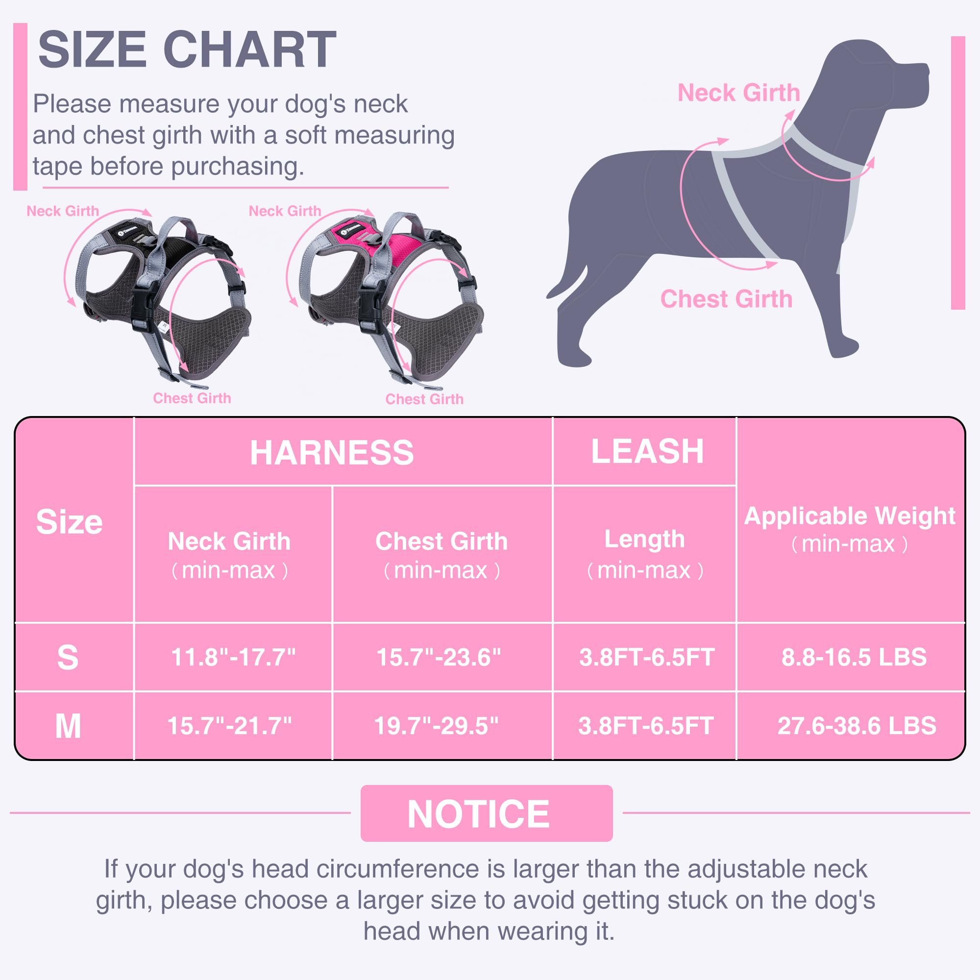 Dog Harness Medium Large Sized Dog Four-Layer Mesh Breathable Reflective Dog Collars, Puppy Harness And Leash Set Training Suit