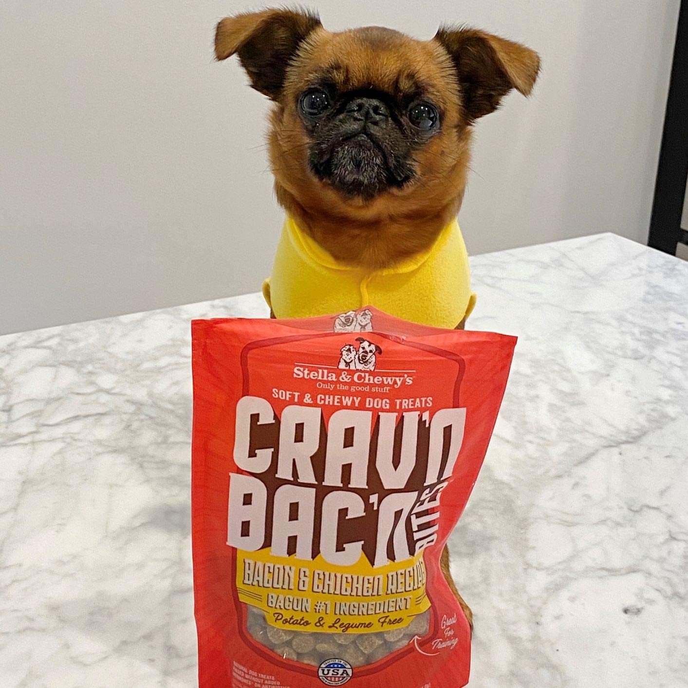Stella & Chewys Cravn Bacn Dog Treats Bacon & Chicken Recipe, 8.25 oz. Bag