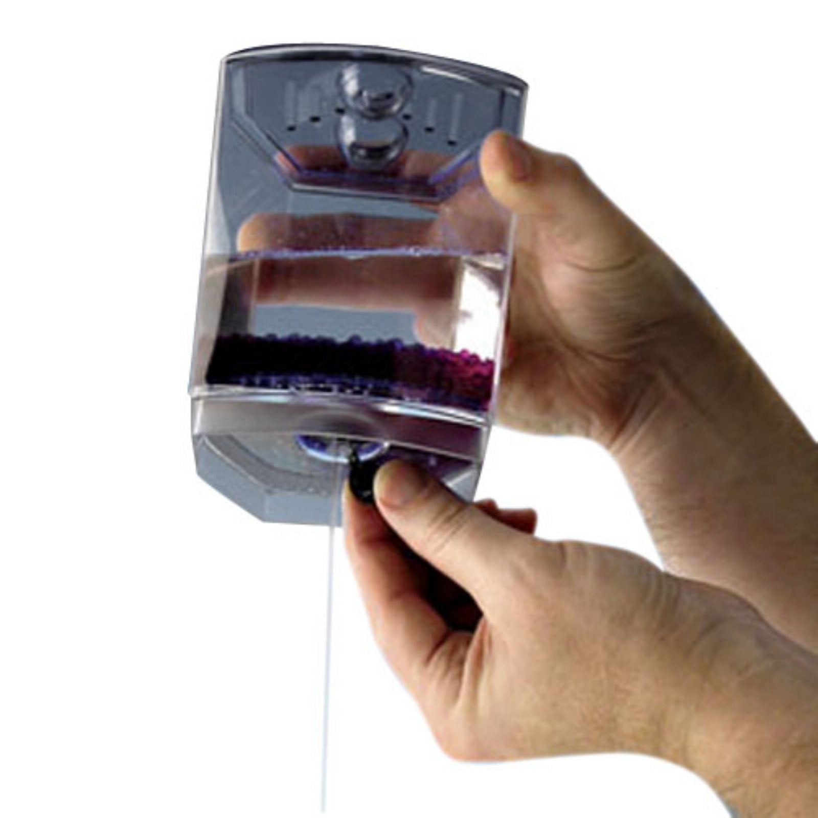 Penn-Plax Betta Bowfront Aquarium Tank Kit - 1 Chamber, Blue, Plastic, Model BBT2