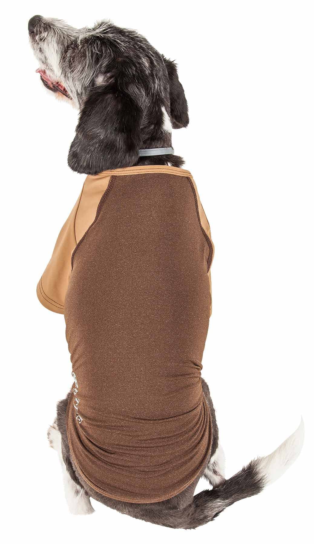 Pet Life  Active 'Hybreed' 4-Way Stretch Two-Toned Performance Dog T-Shirt
