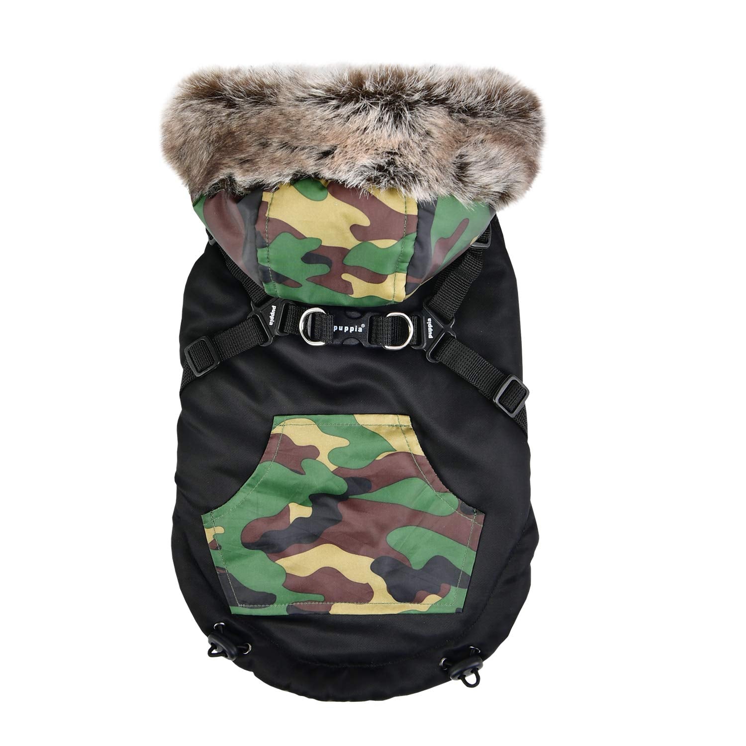 Puppia Orson Dog Coat - Black - Xl