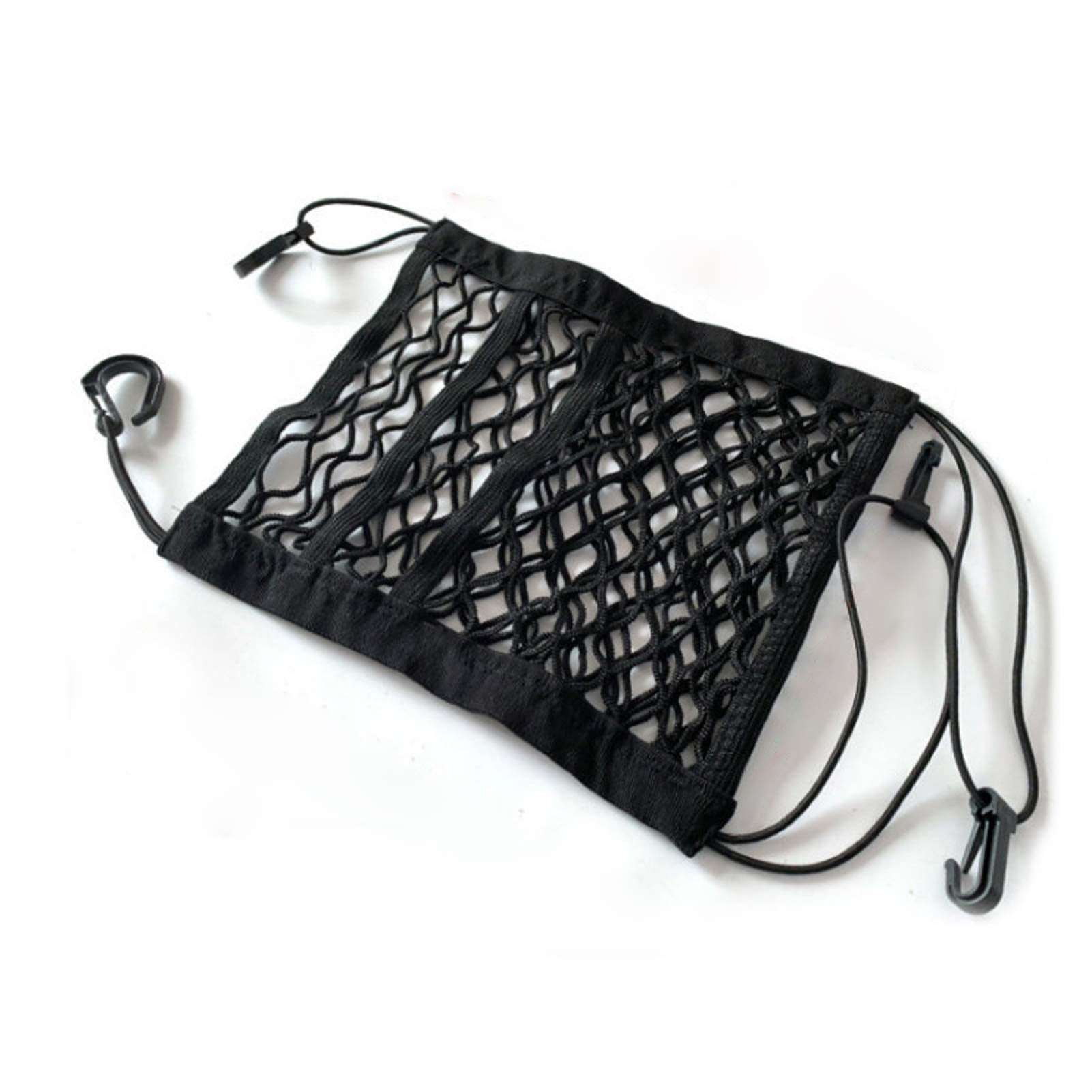 Careflection Car Mesh Organizer Seat Back Net Bag Barrier Of Backseat Kids Children Pet Dog Purse Holder Car Storage Netting Pou