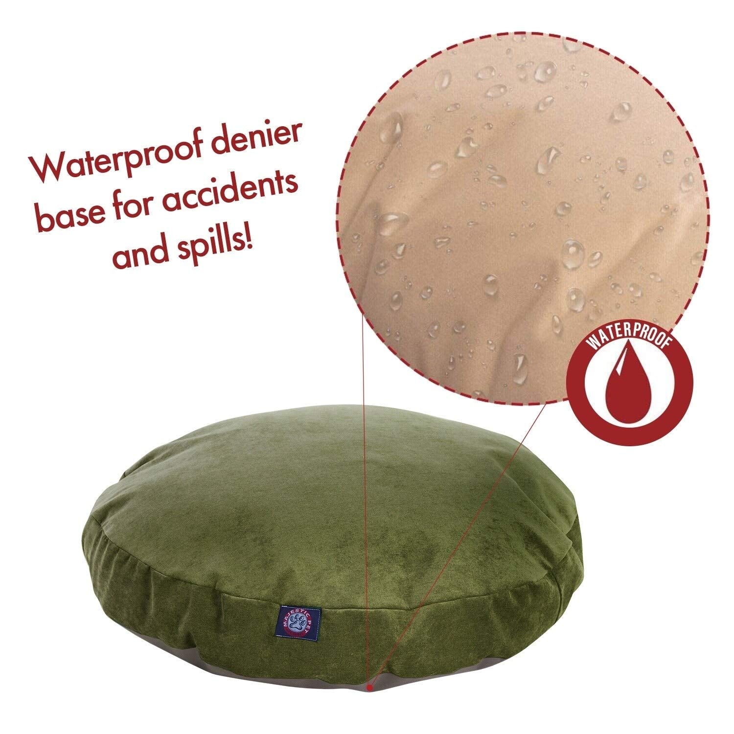 Storm Villa Collection Small Round Pet Dog Bed