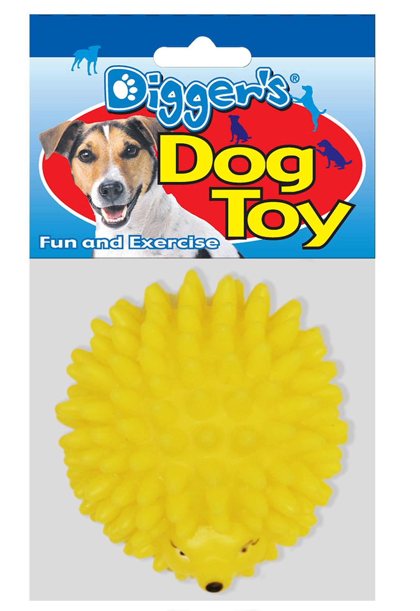 Boss Pet Vinyl Hedgehog With Squeaker Dog Toy