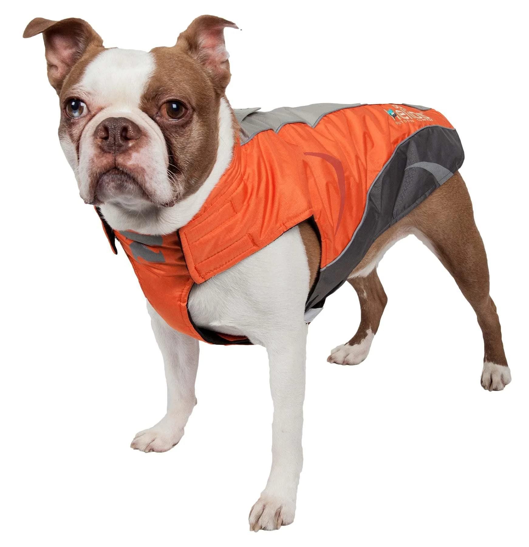 Doghelios Altitudemountaineer Wraphook And Loop Protective Waterproof Pet Dog Coat Jacket W/ Blackshark Technology, Large, O
