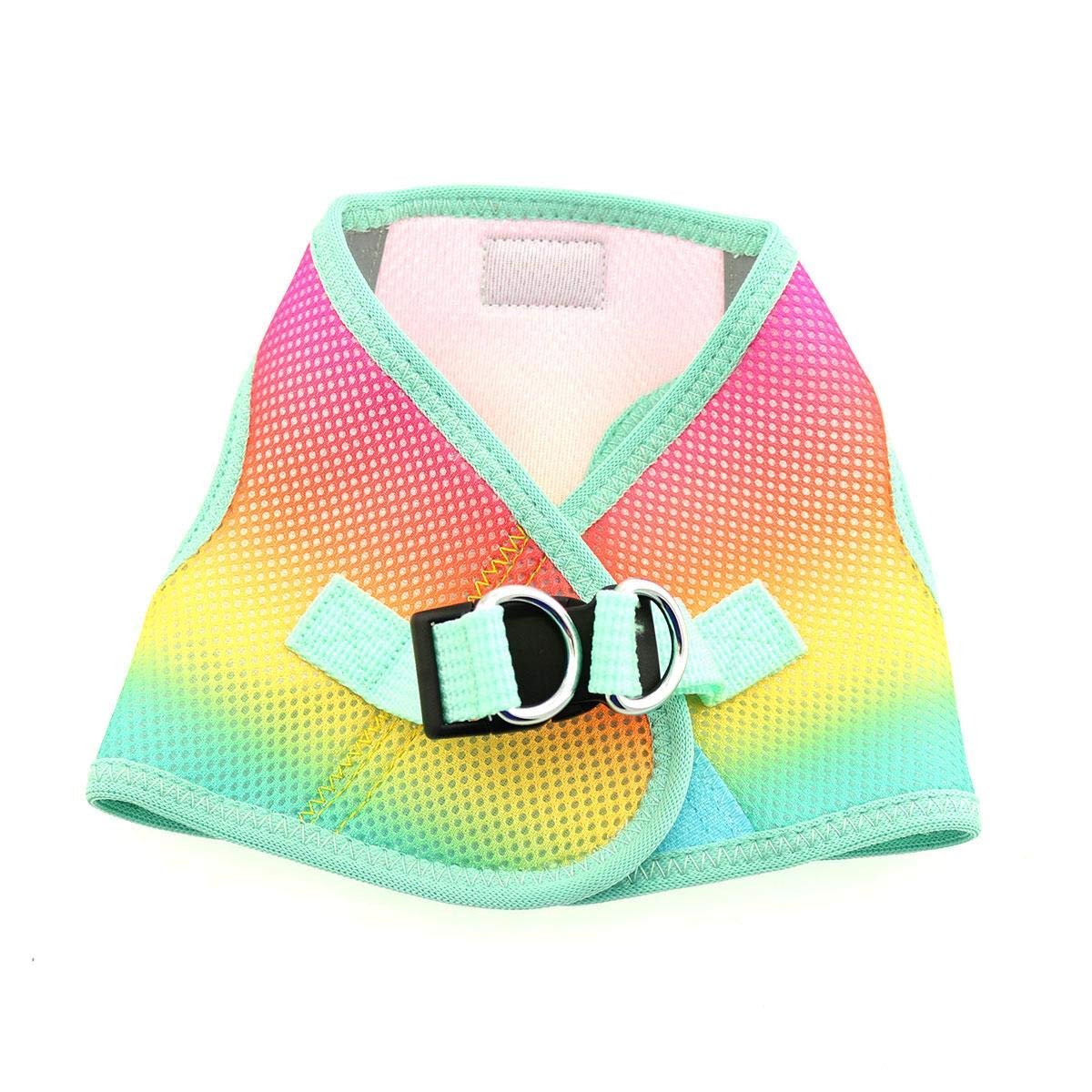 Doggie Design No Choke Dog Harness - Simple Step-In And Go Dog Vest For Small, Medium, And Large Breeds - Breathable Mesh Polyester Pet Harness - Beach Party - S