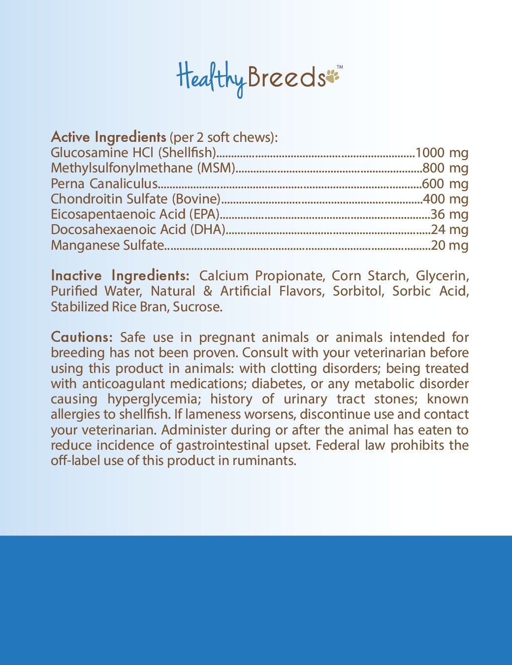 Healthy Breeds Great Dane Z-Flex Max Hip and Joint Soft Chews 170 Count
