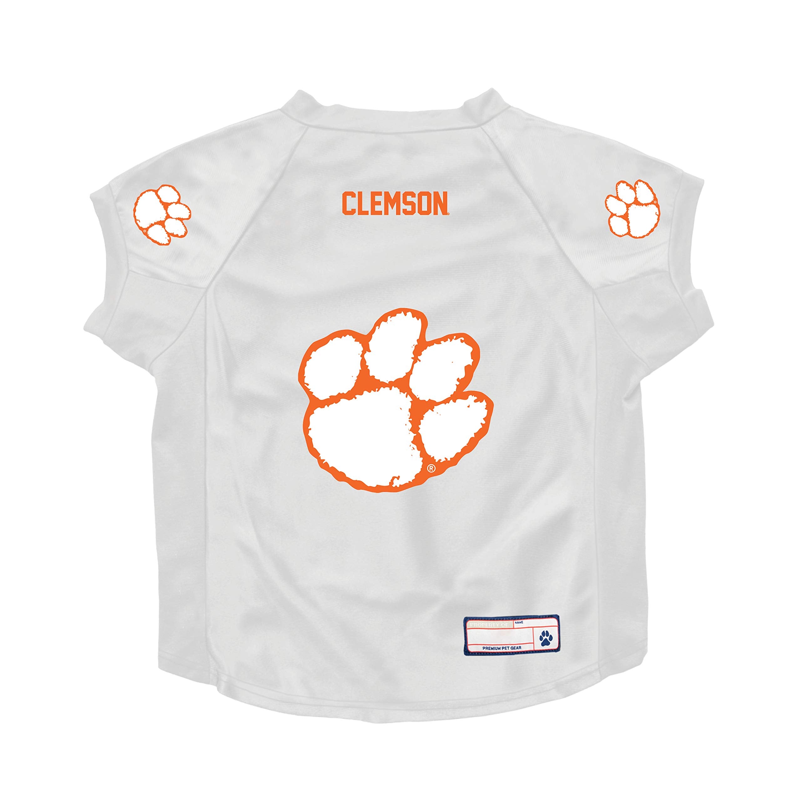 Clemson Tigers Pet Jersey Stretch Size Big Dog
