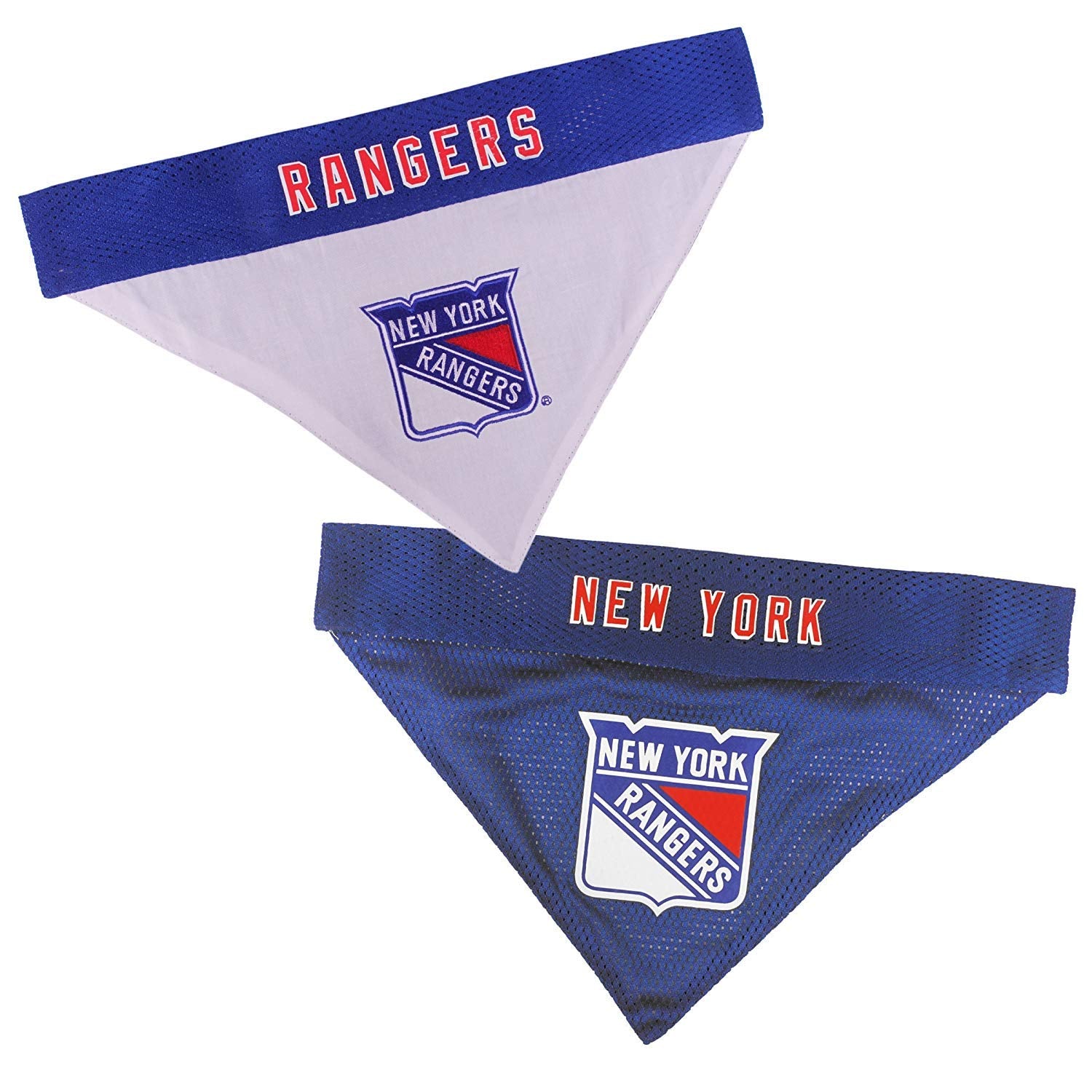 NHL New York Rangers Bandana for Dogs & Cats, Small/Medium. - Cute & Stylish Bandana! The Perfect Hockey Fan Scarf Bandana, Grea