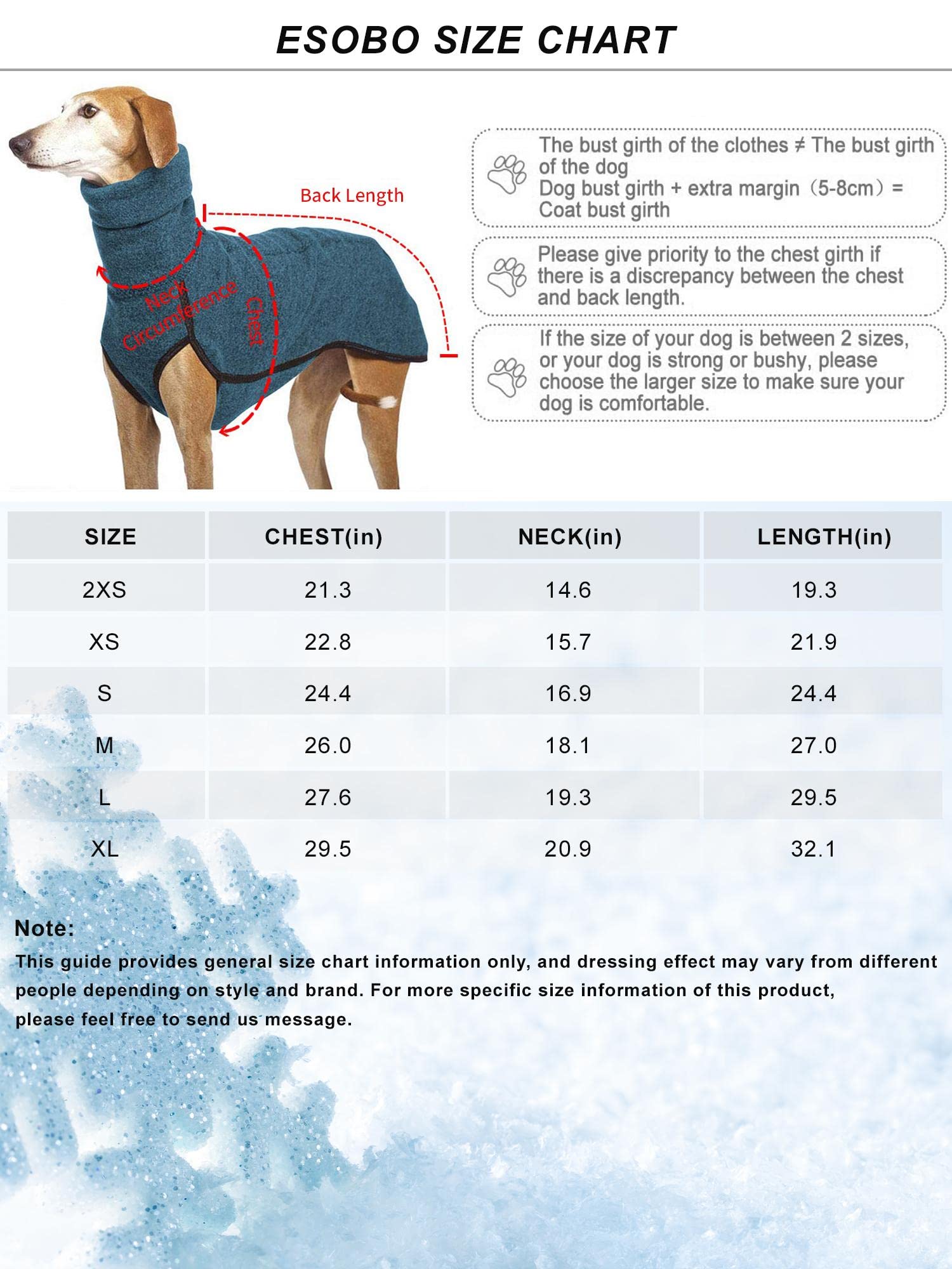 Esobo Fleece Dog Apparel Winter Warm Dog Coat Doggie Turtleneck Cozy Jacket Soft Shirt Vest Stylish Pet Outfits For Small Medium