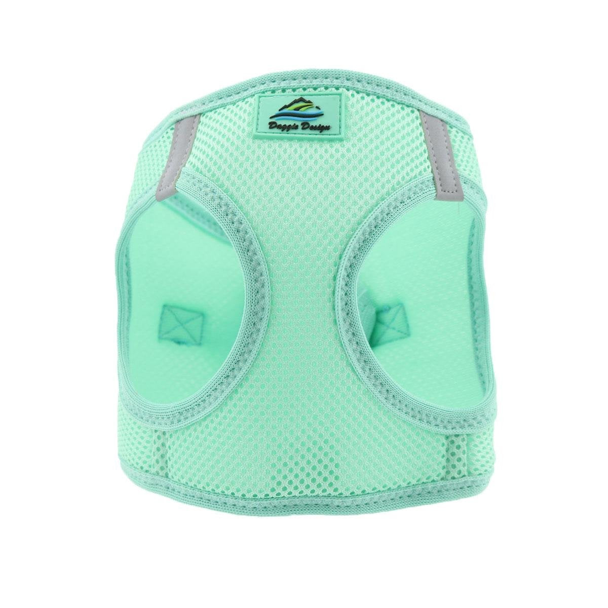 Doggie Design No Choke Dog Harness - Simple Step-In And Go Dog Vest For Small, Medium, And Large Breeds - Breathable Mesh Polyester Pet Harness - Teal - Xl