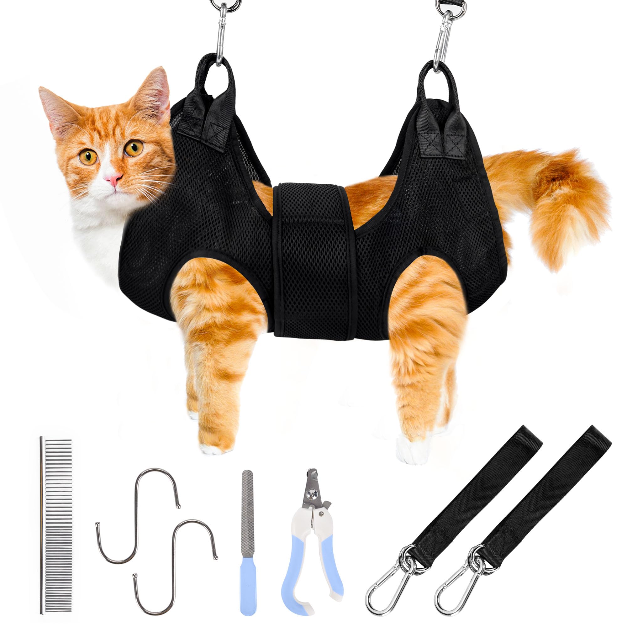 Patiencet Cat Grooming Hammock Pet Hammock Cat Nail Clipper Hammock For Nail Trimming Dog Sling For Nail Clipping Dog Hanging Ha