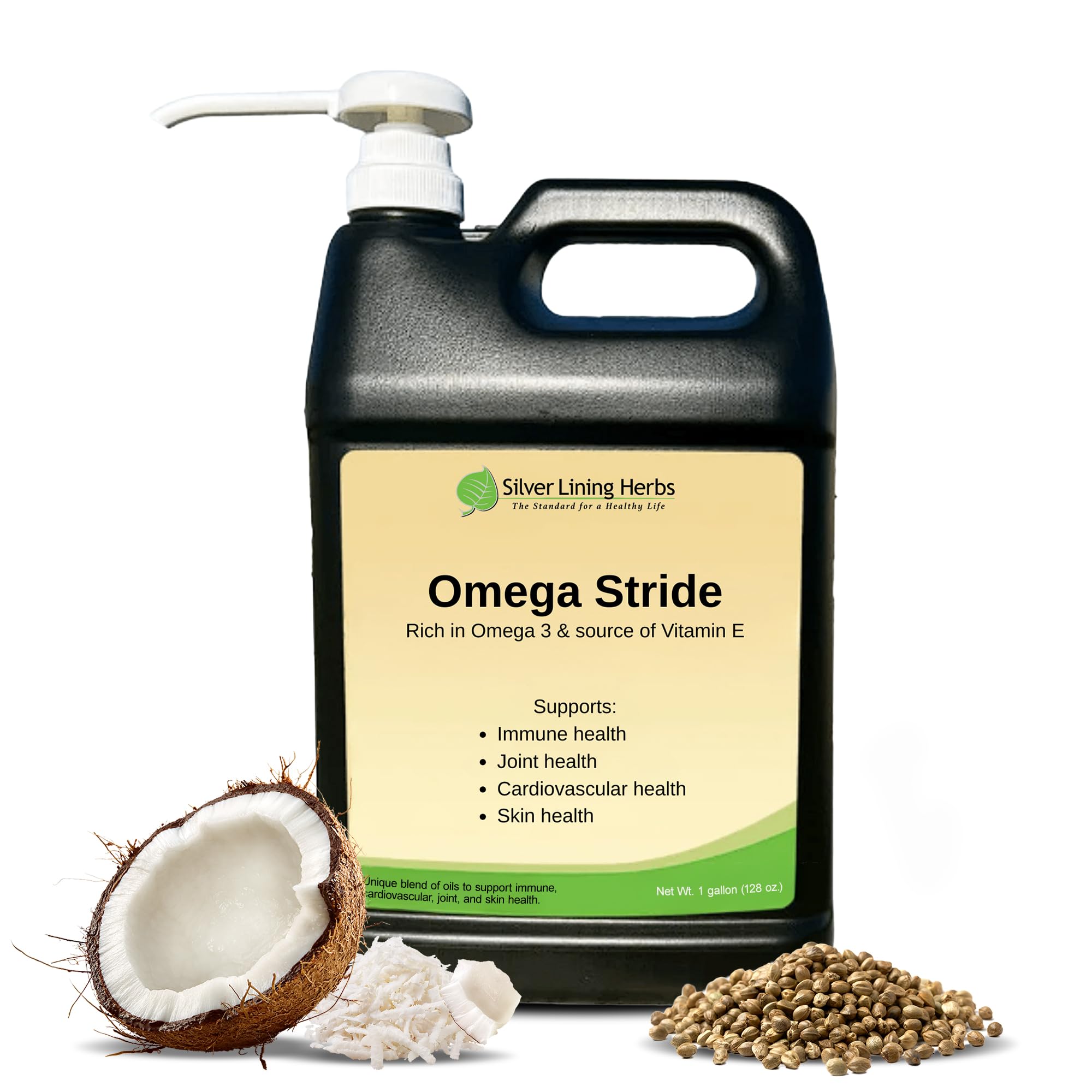 Silver Lining Herbs Omega Stride - Horse Supplements for Joint Support, Immune System & Cardiovascular Health - Rich Source of O