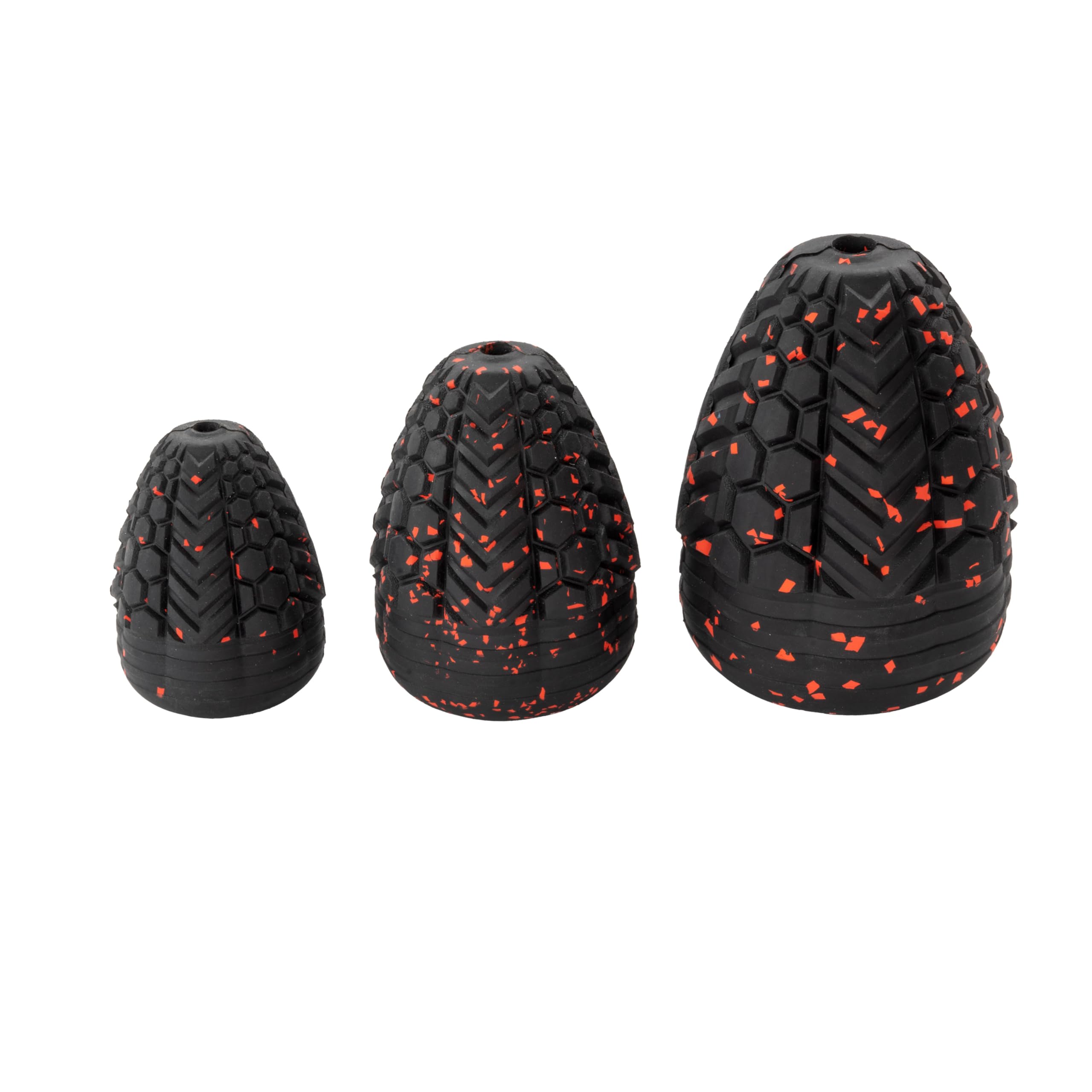 Chew King Dog Toy Collection - Medium Supreme Treater, Natural Rubber, Black, Model 22129219