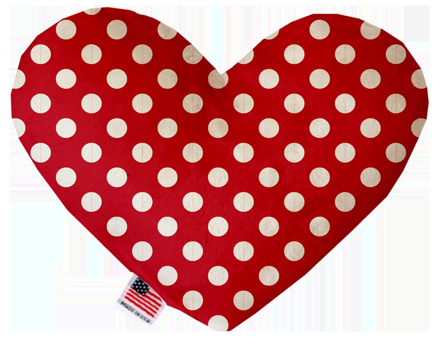 Pet and Dog Plush Heart or Bone Toy, "Valentine's Day Plaids, Dots & Chevron Group" (Available in different sizes and patterns!) ValentinesDayChevron 6" Plush Heart