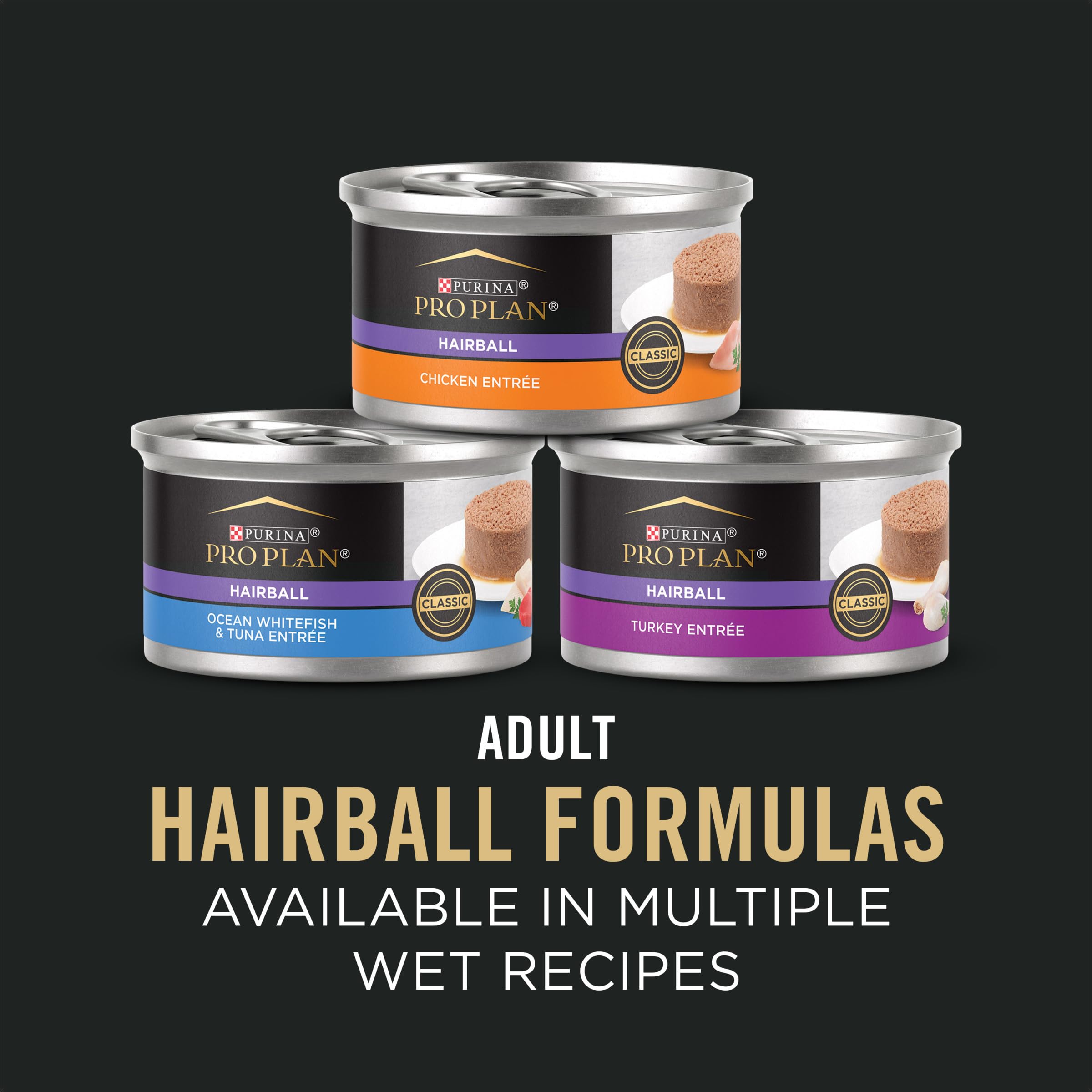 Purina Pro Plan Adult Hairball Control Cat Food Chicken and Rice Formula - 16 lb. Bag