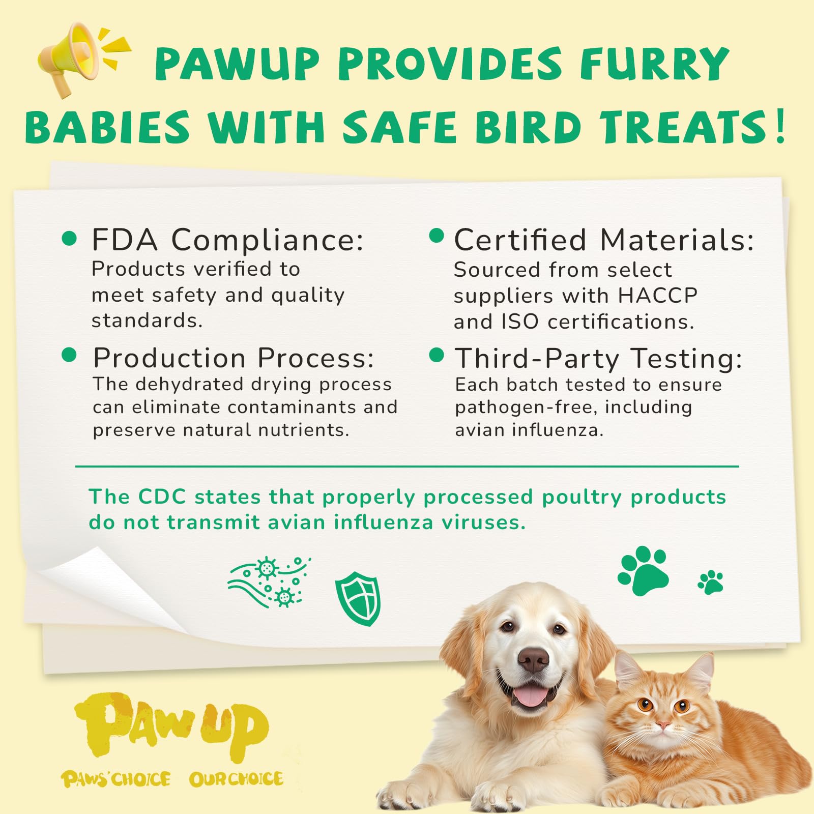 PAWUP Dog Treats - Chicken Wrapped Cod Skins, Rawhide-Free Fish Chews for Medium Dogs, 12.5 oz
