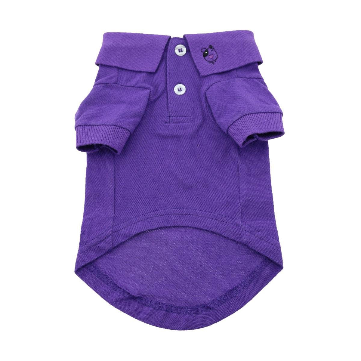 Doggie Design Solid Dog Polo Shirt (Ultra Violet, 3Xl)
