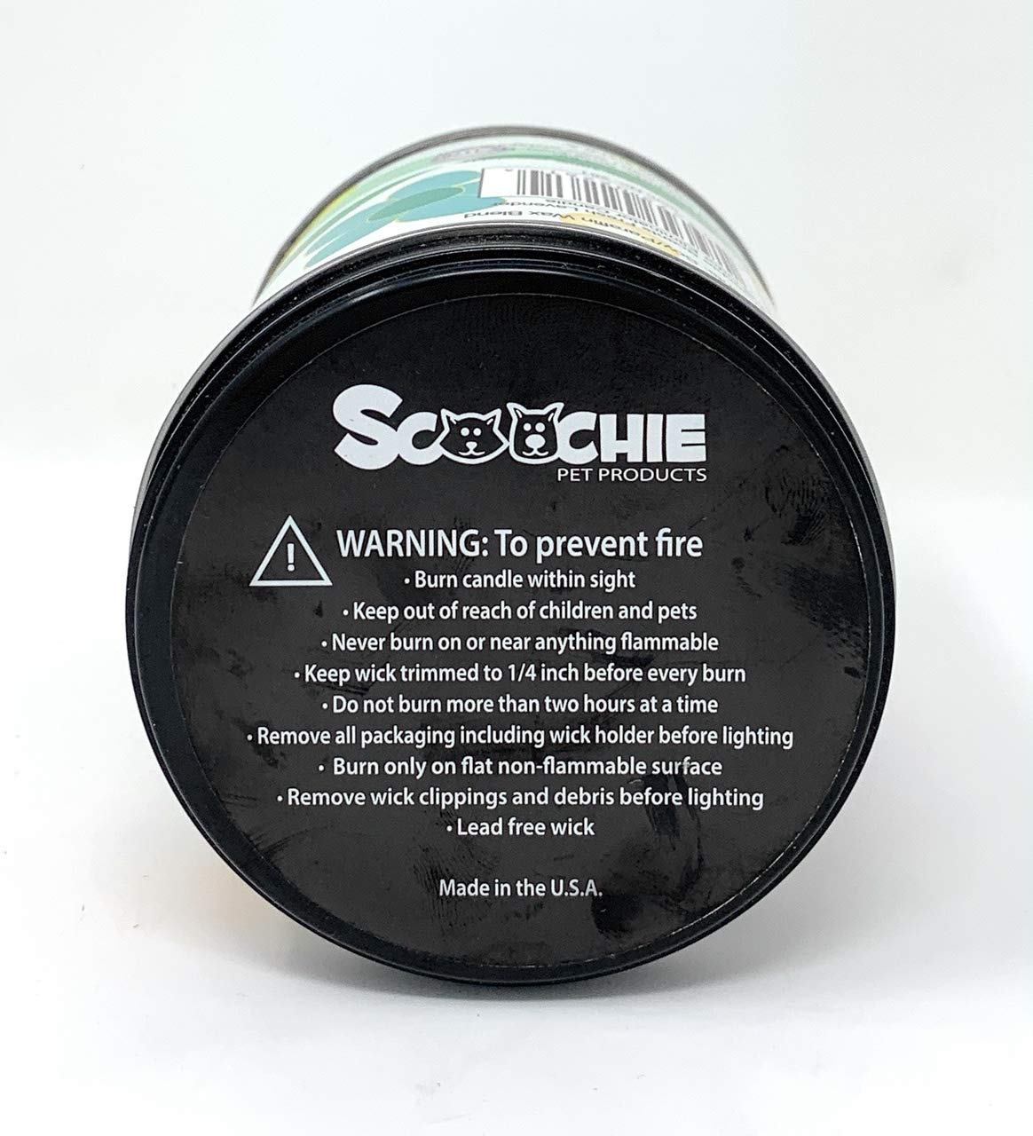 All Natural Soy Wax Pet Odor Eliminator Candle - Non Toxic Long Lasting (100 Hours Burn Time) Freshly Scented Pet House Candle - Safe Tin Jar - Made In Usa - 13 Ounces (Clean Linen)