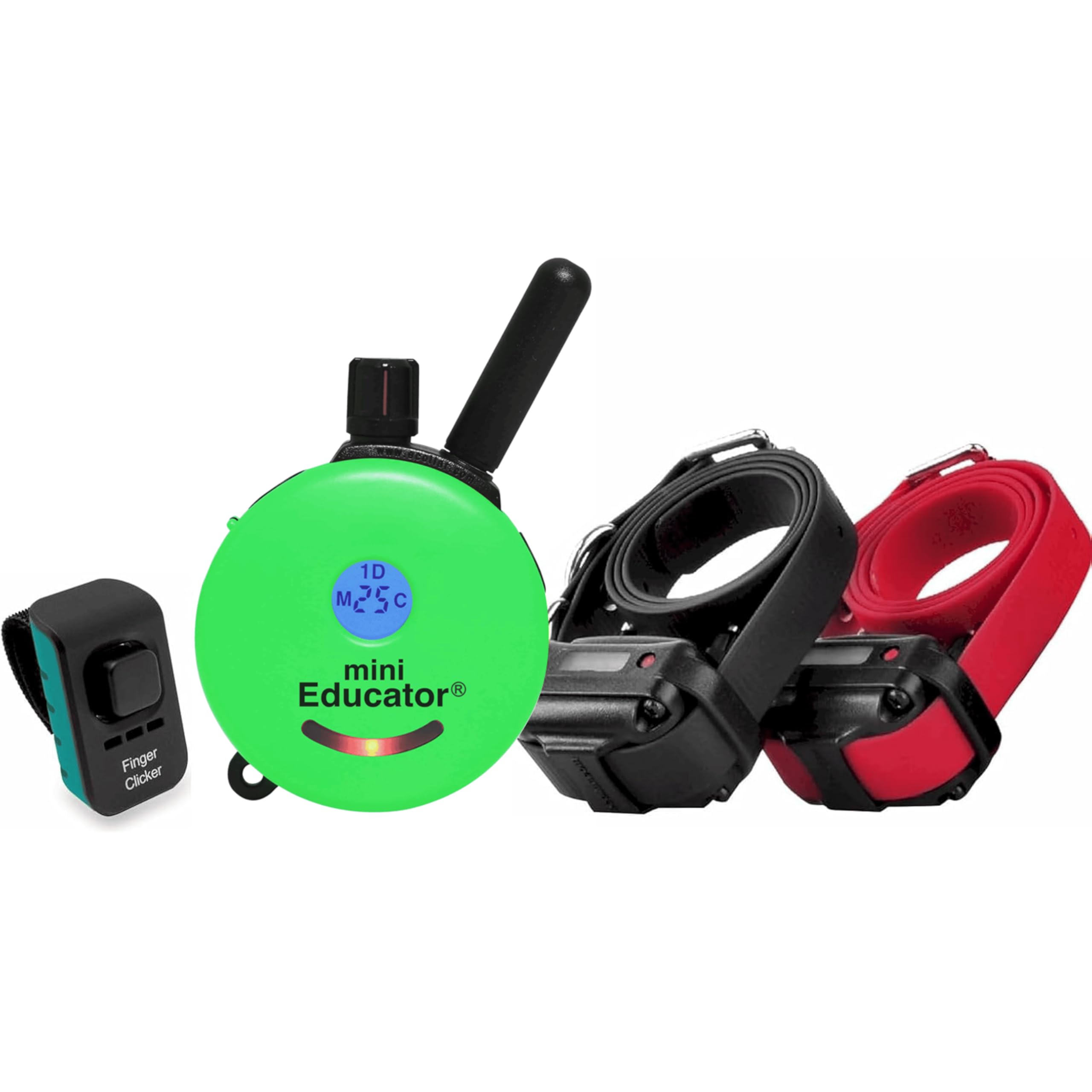E-Collar - Educator ET-302G-C 1/2 Mile Waterproof Remote Dog Training Collar Includes Premium Finger Clicker Trainer, 100 Progra