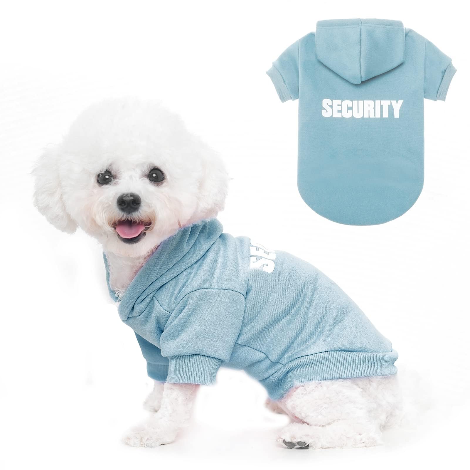 Bingpet Dog Hoodies - Fleece Lined Fall Dog Puppy Sweatshirt Soft Warm Sweater Winter Hooded Clothes For Small Medium Large Dogs & Cats