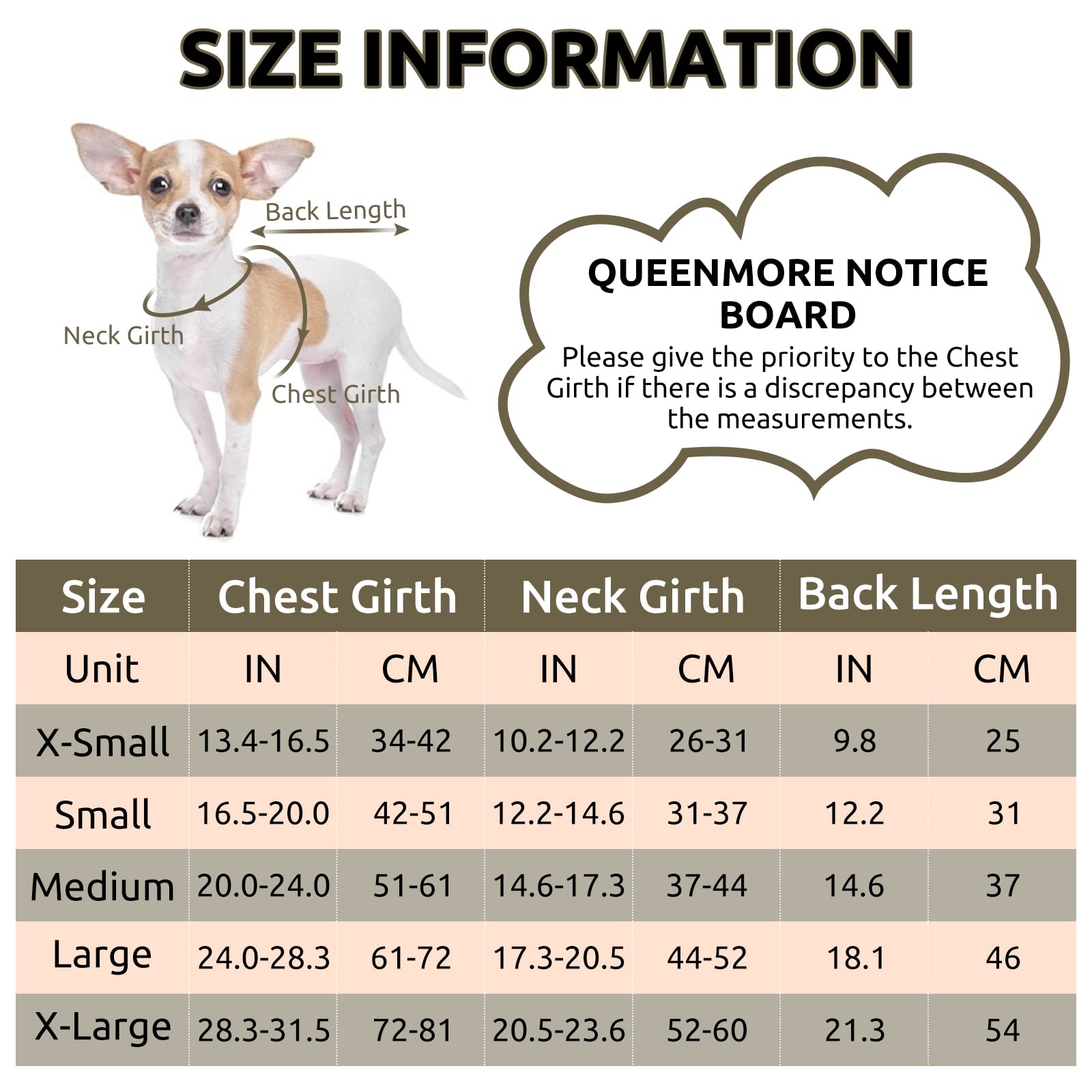 Queenmore Cold Weather Dog Coat, Winter Quilting Dog Jacket Ultra Warm Thick Plush Lining With Storage Pockets (Green, X-Small)
