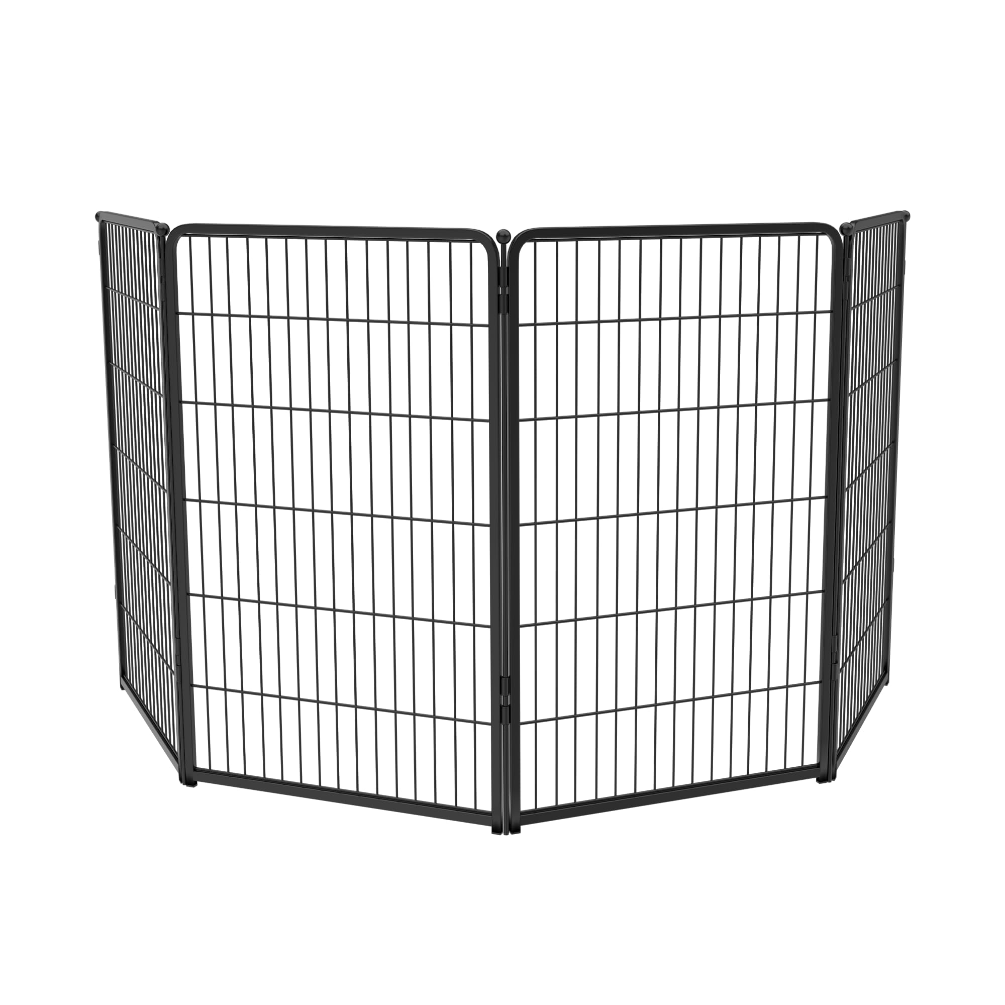 Fxw Homeplus Indoor Dog Playpen - Stress-Free And Safe Play, 45 Inch 4 Panels For Large Dogs, Black│Patented