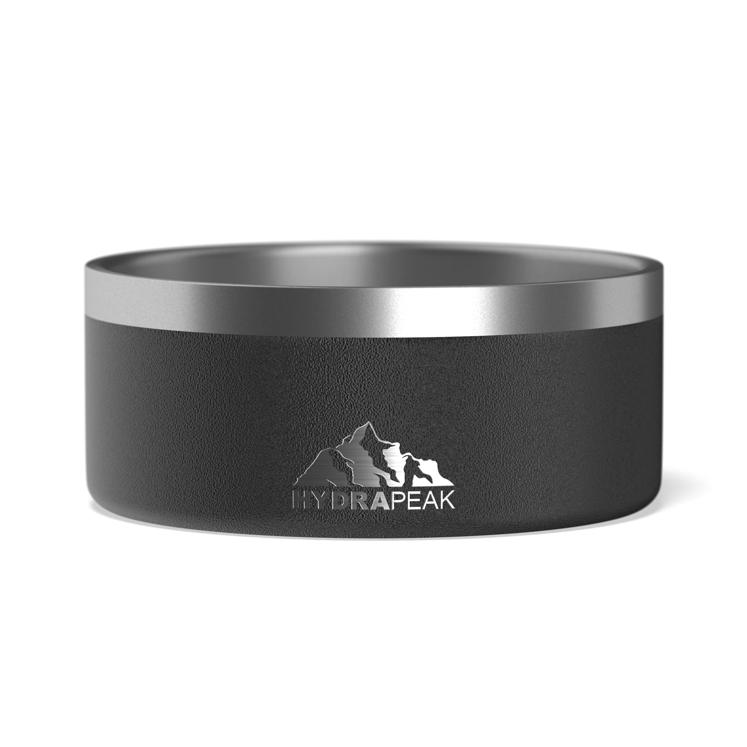 Hydrapeak Dog Bowl; Non Slip Stainless Steel; Water and Food Dish; Large Sized and Small Dogs; 32oz 64oz; Multiple Sizes; 4 Cup