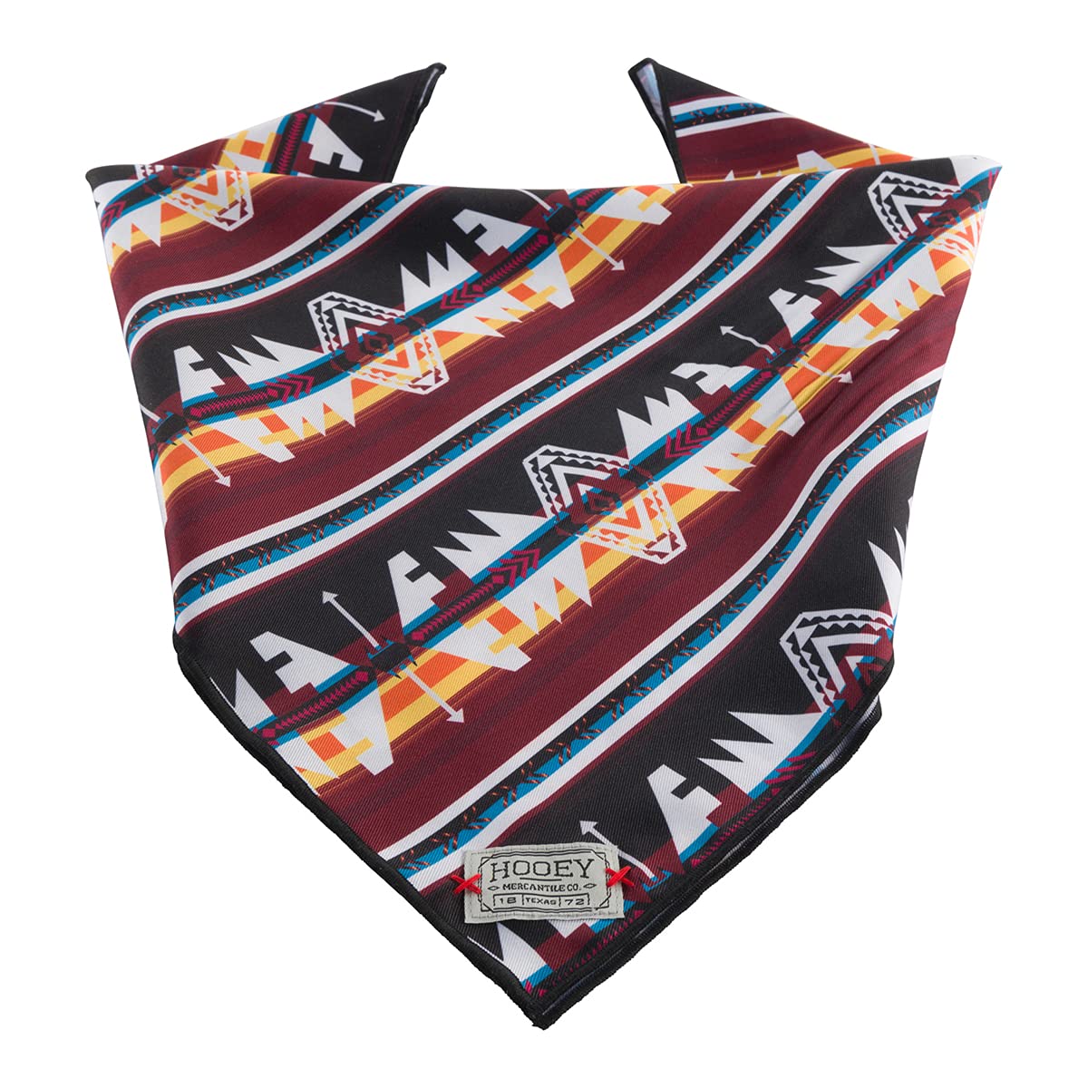 Hooey Mercantile Dog Bandana, Durable Polyester Dog Bandana With Graphic-Inspired Prints, Totem, One Size
