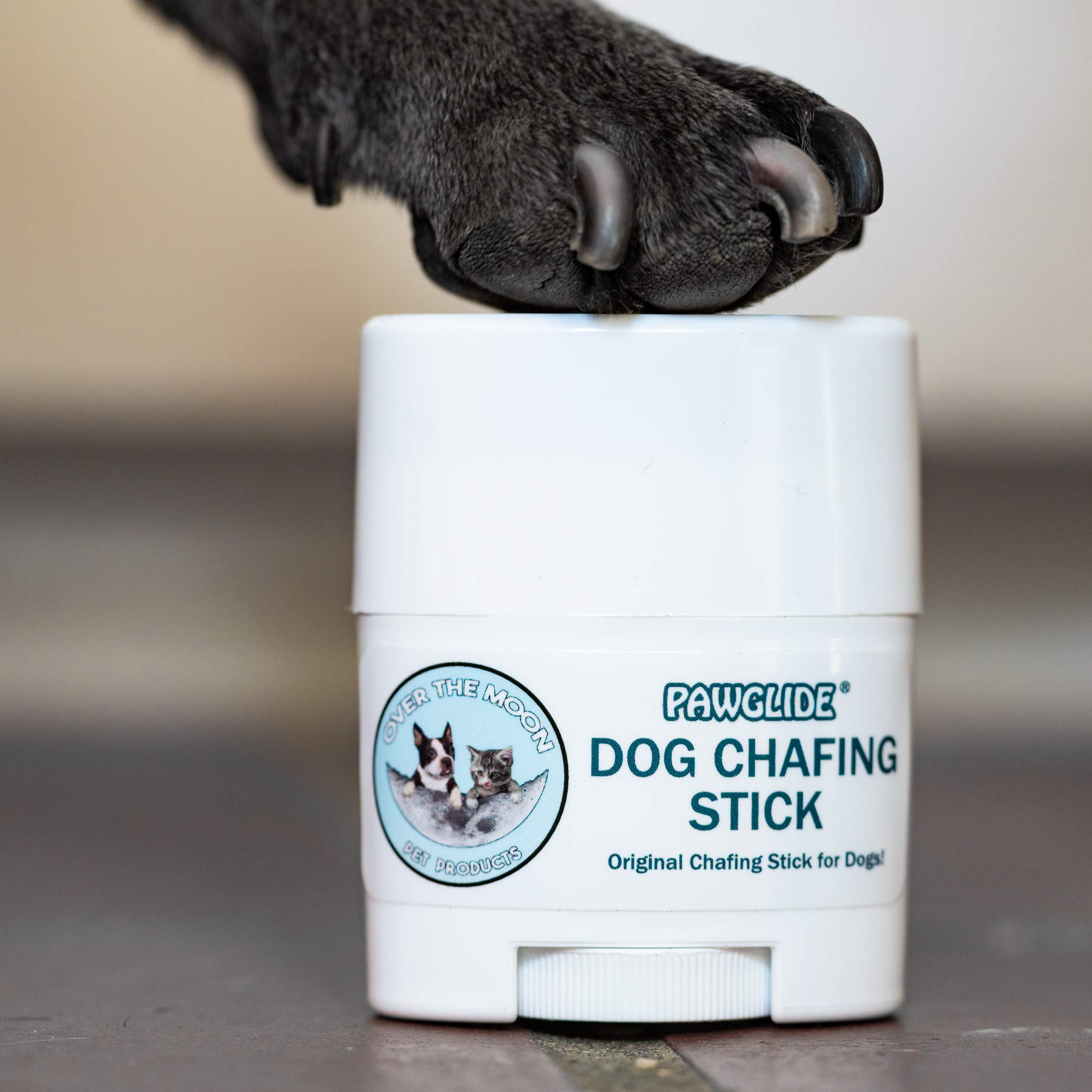Pawglide By Over The Moon Pets, Dog Chafing Stick And Paw Protector, Made In Usa, All Natural And Organic 18G, Natural Dog Sunscreen, Paw Balm, Paw Protection Against Heat, Pavement, Sand, Dirt, Snow,