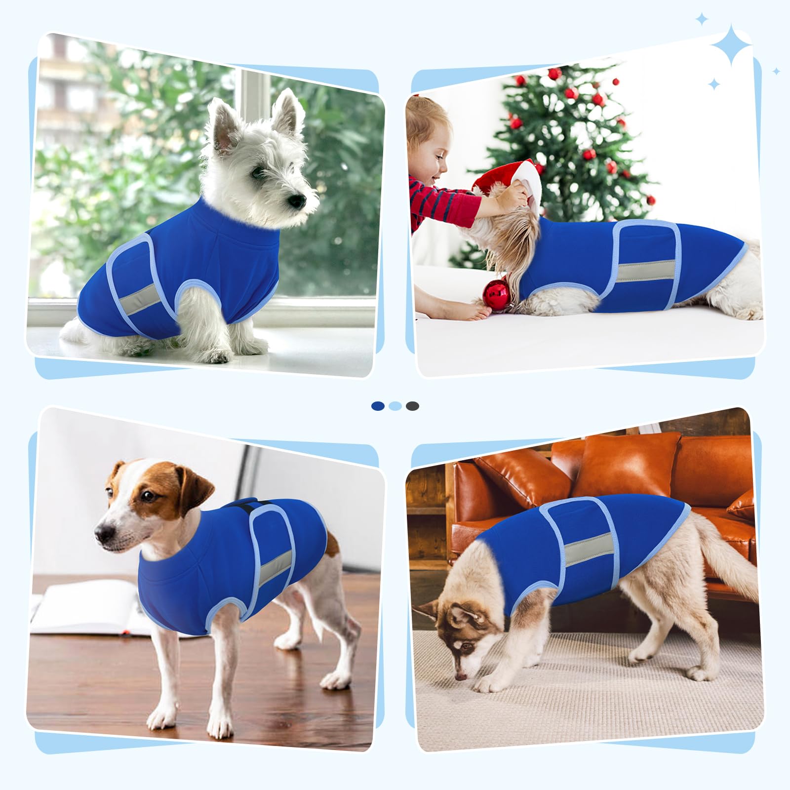Nanaki Fleece Dog Vest - Cold Winter Dog Coat, Soft Plush Sweater, Adjustable Pullover Jacket