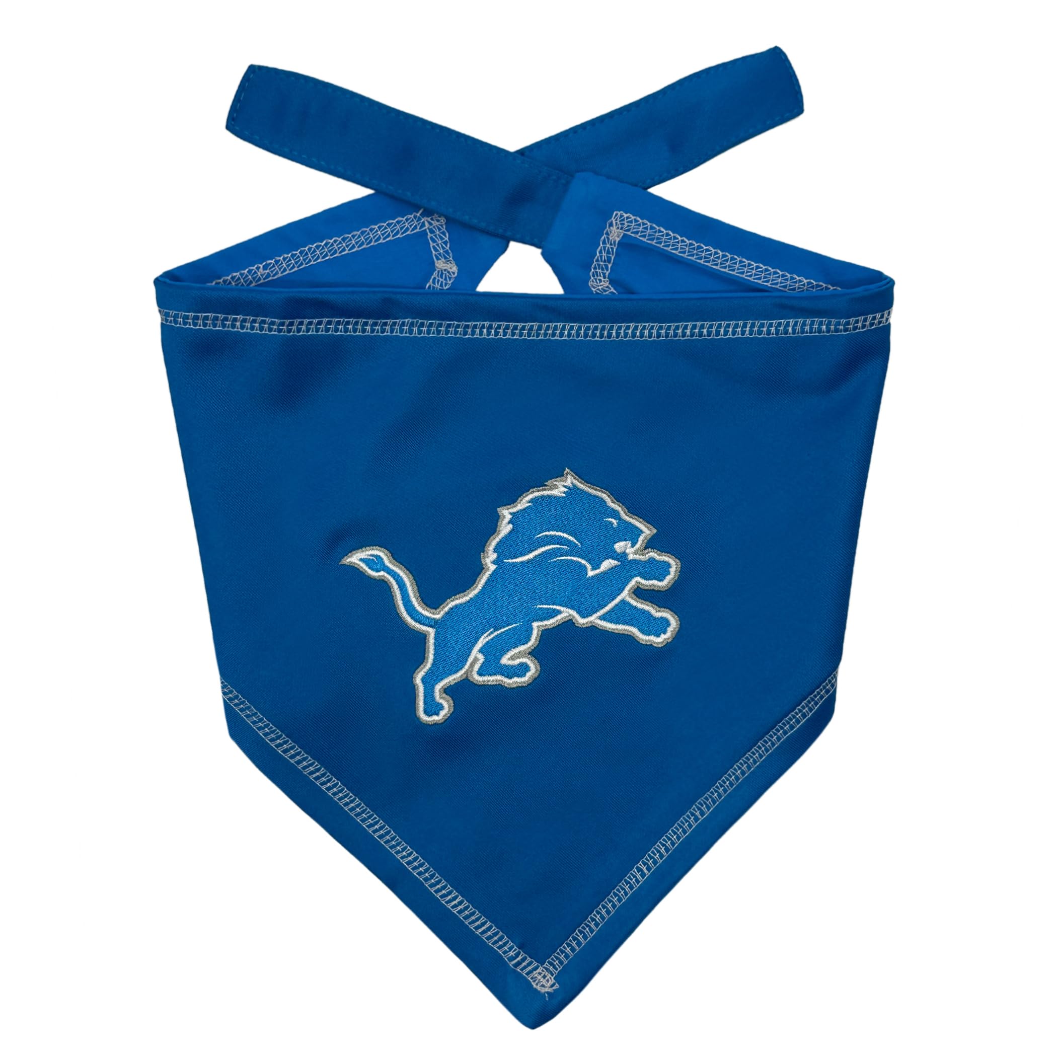 Pets First Nfl Detroit Lions Tie Bandana, Small/Medium. Dog Bandana Scarf Bib For Pet Cat Dog. The Ultimate Game-Day, Party Band