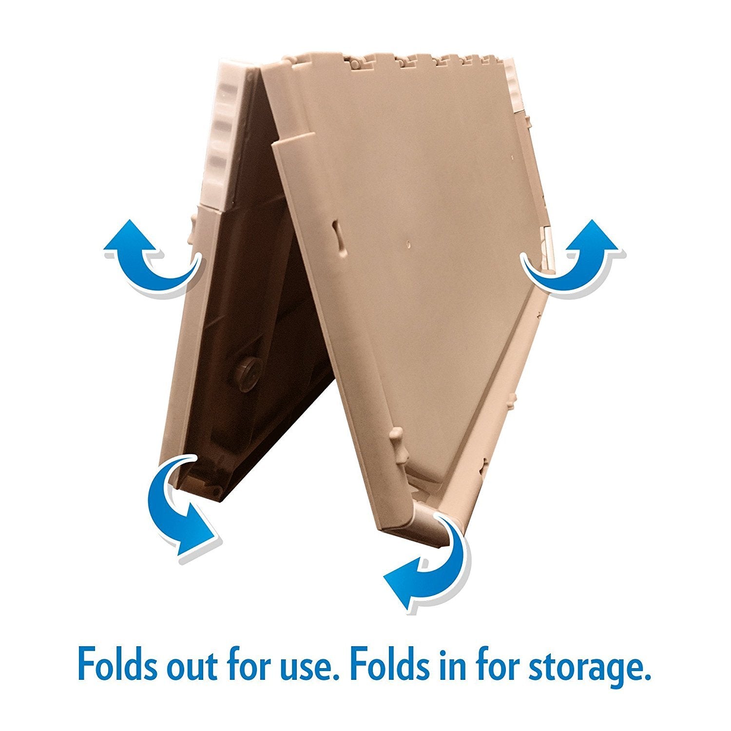 Simple Solution Portable Dog Pad Holder - Prevents Leakage & Bunching, Fits Pads 53 x 53cm or Larger, Beige, Model 91029-5p