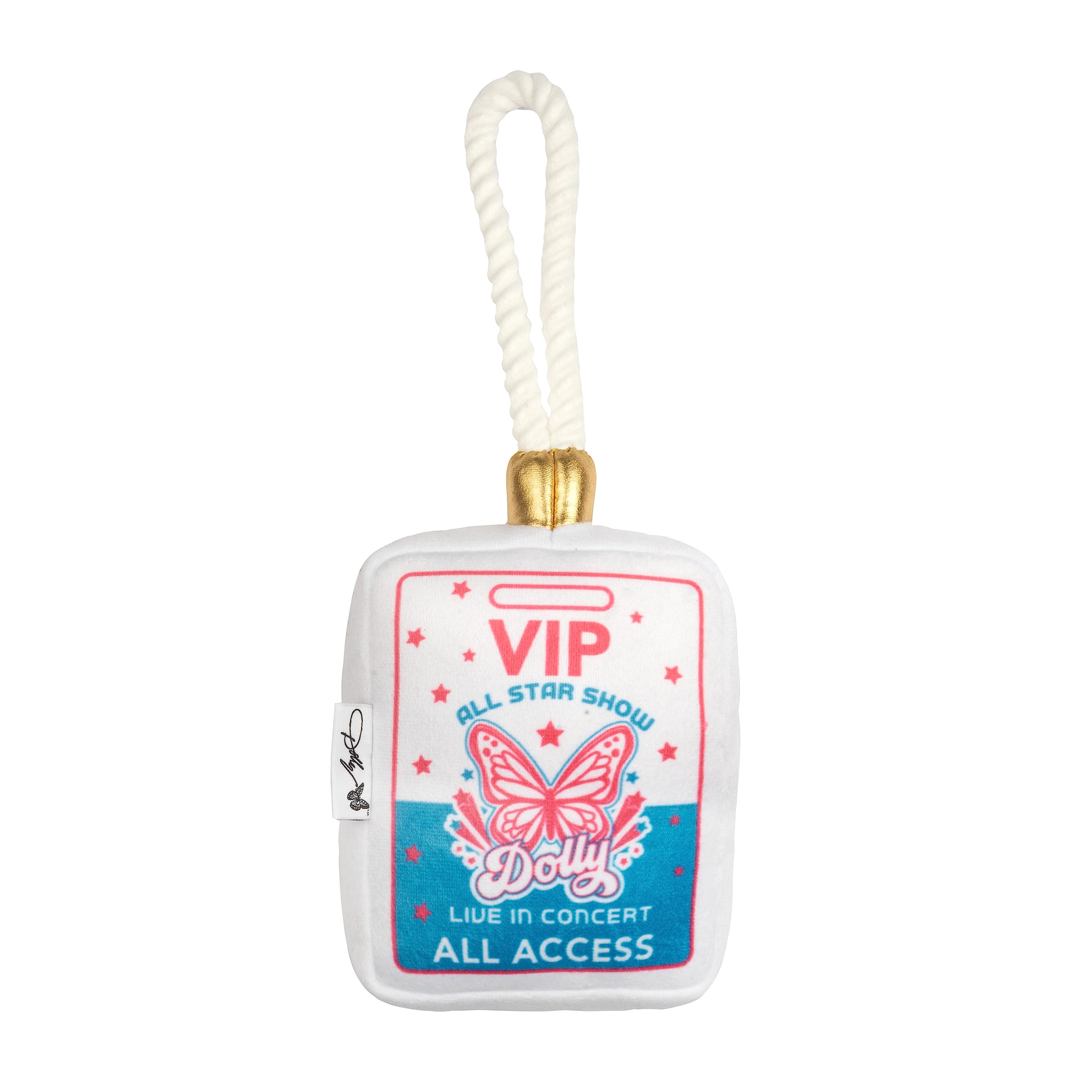 Doggy Parton Plush Dog Toys Collection - Vip All Access Pass