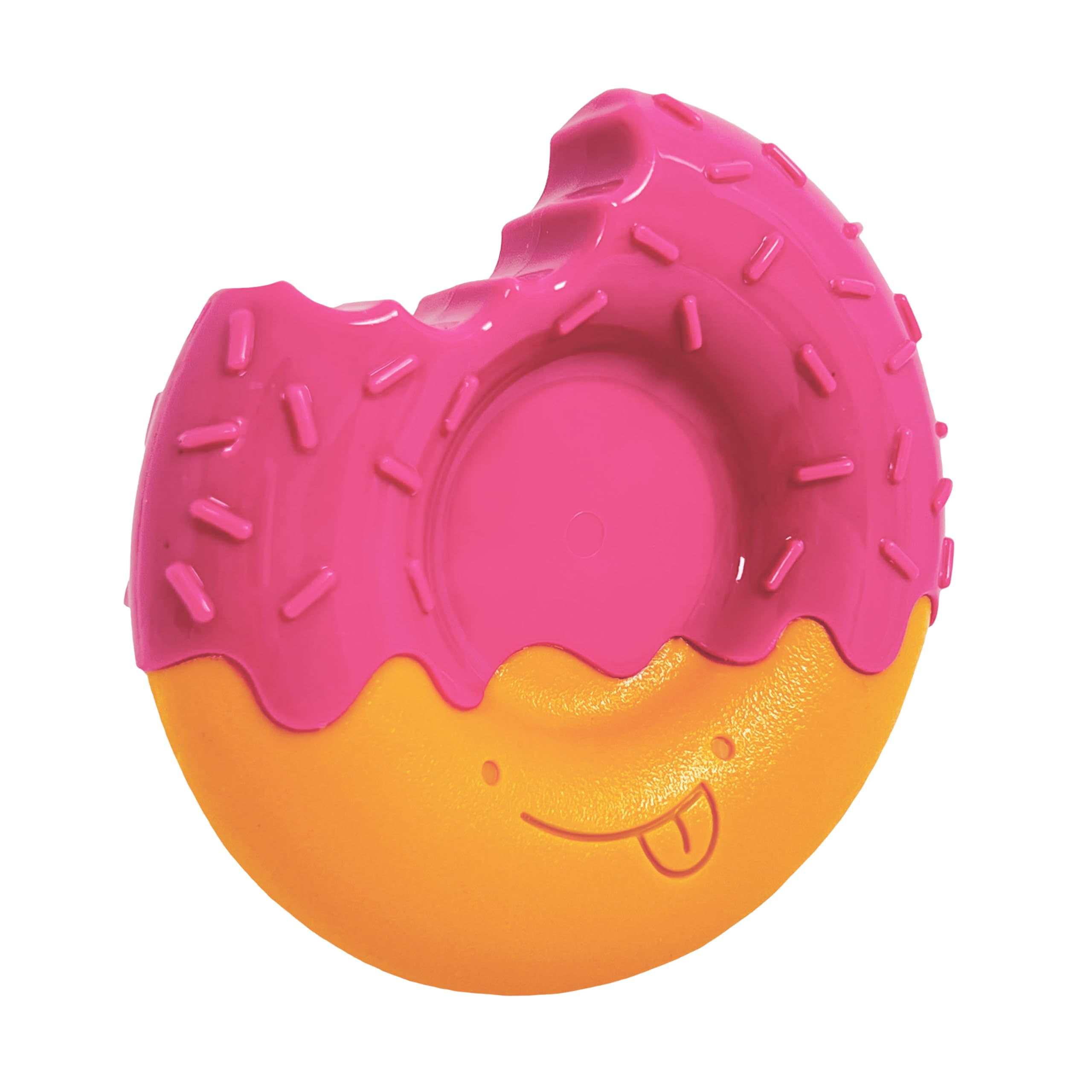 Nylabone Donut Power Chew Toy For Dogs, Dog Toys For Aggressive Chewers, Bacon Glazed Flavor, Large - Up To 50 Lbs, 1 Count