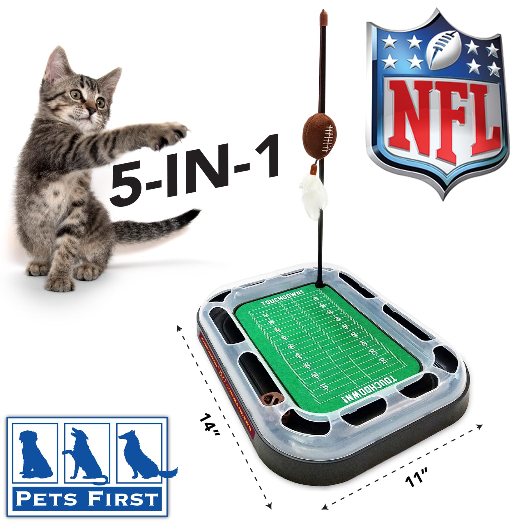 Pets First Washington Commanders Cat Scratcher