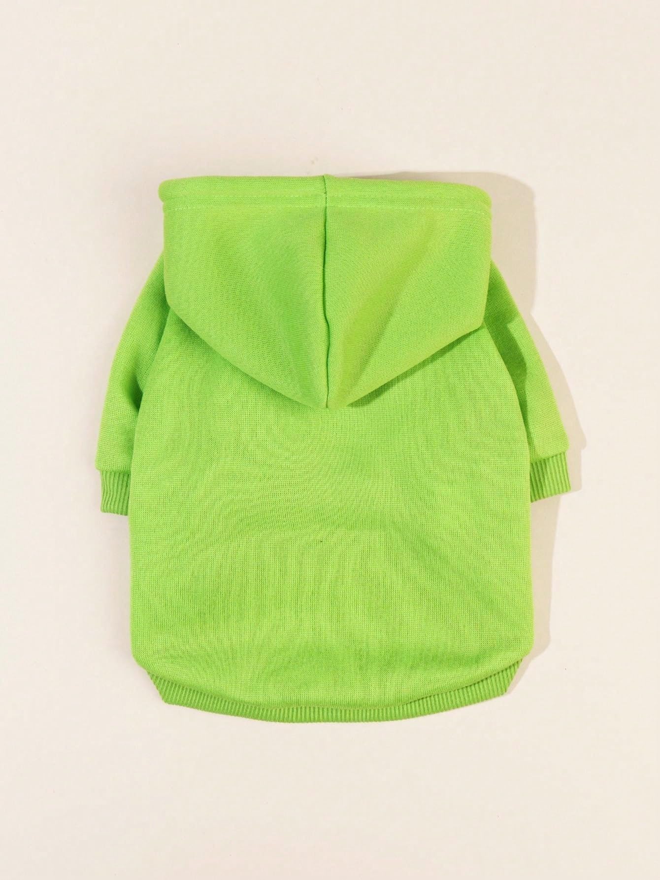 Qwinee Basic Dog Hoodie, Dog Warm Jacket, Cat Apparel, Dog Shirt, Dog Clothes For Puppy Kitten Small Medium Dogs Cats Green Xl