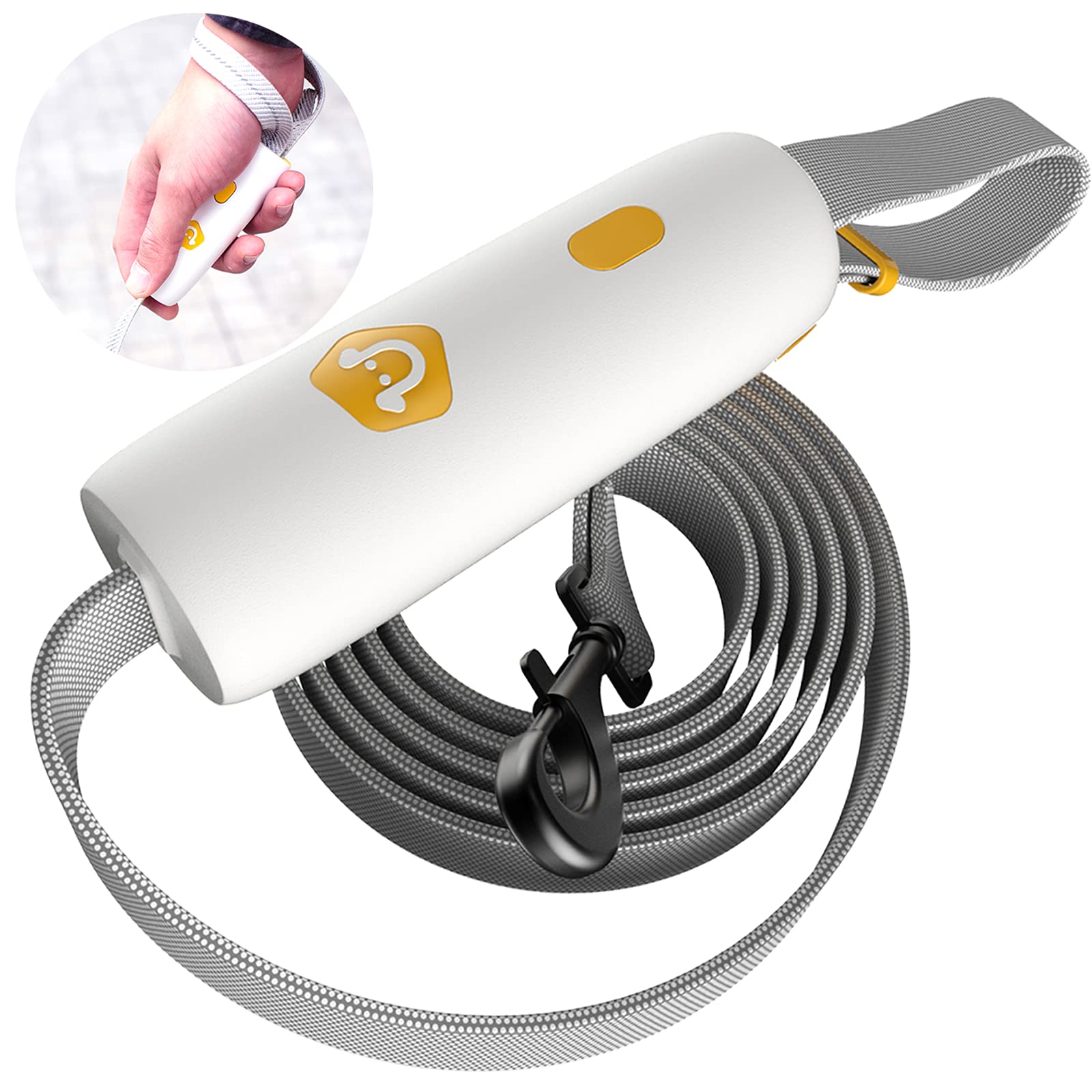 Zeze Hands Free Dog Leash For Small Dogs To Medium Dogs,5Ft Long Dog Leash For Pet Training Running Adjustable Reflective Nylon 