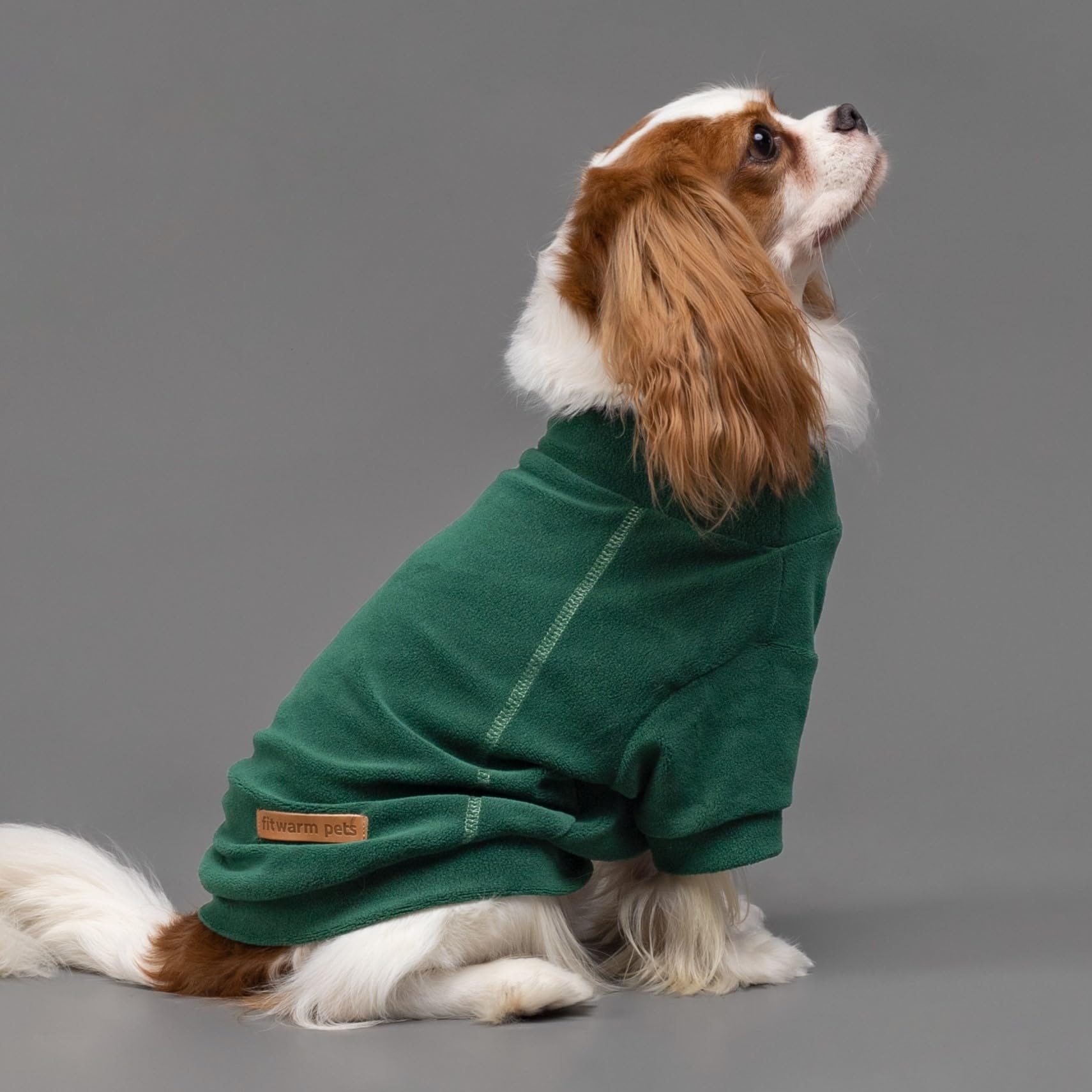 Fitwarm 3 Pack Fleece Dog Sweater, Turtleneck Dog Sweatshirt, Dog Winter Clothes for Small Dogs Boy Girl, Pet Pullover Jumper, C