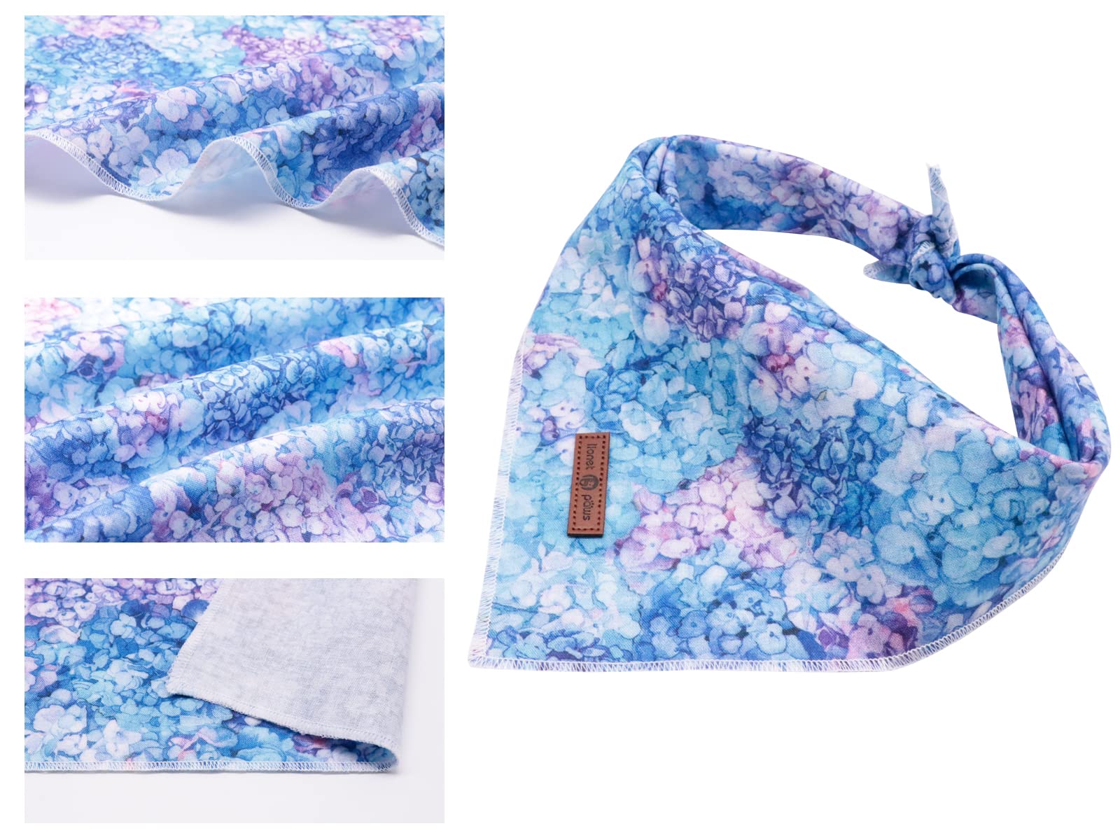 Lionet Paws Dog Bandana,Fabric Dogs Kerchief For Small Medium Large Dogs,Dog Cotton Triangle Bibs Scarf For Girl Boy