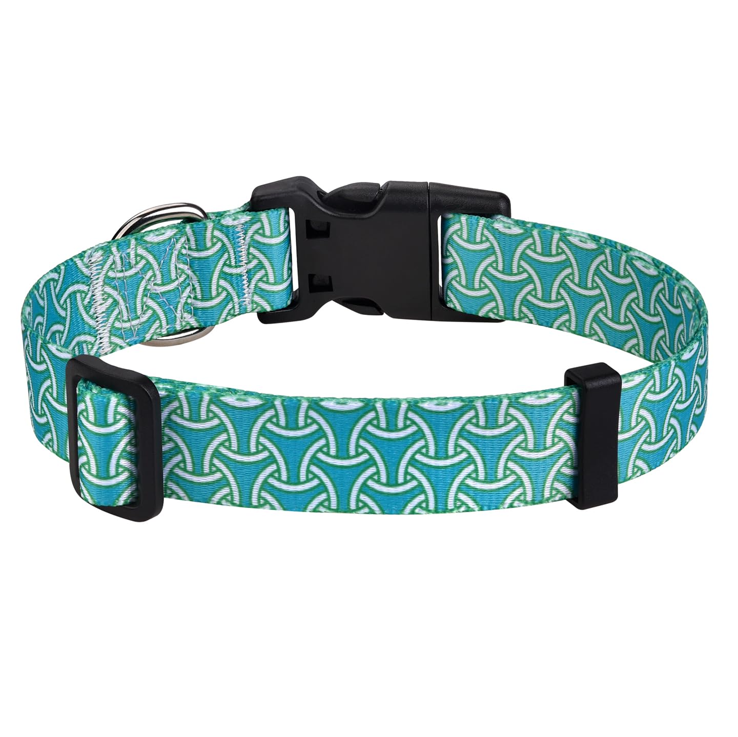 Hqyddmi Dog Collar For Small Dogs, Soft Comfy Pet Collar For Small Medium Large Dogs, Geometry Pattern For Boy Girl Puppy Dogs(A