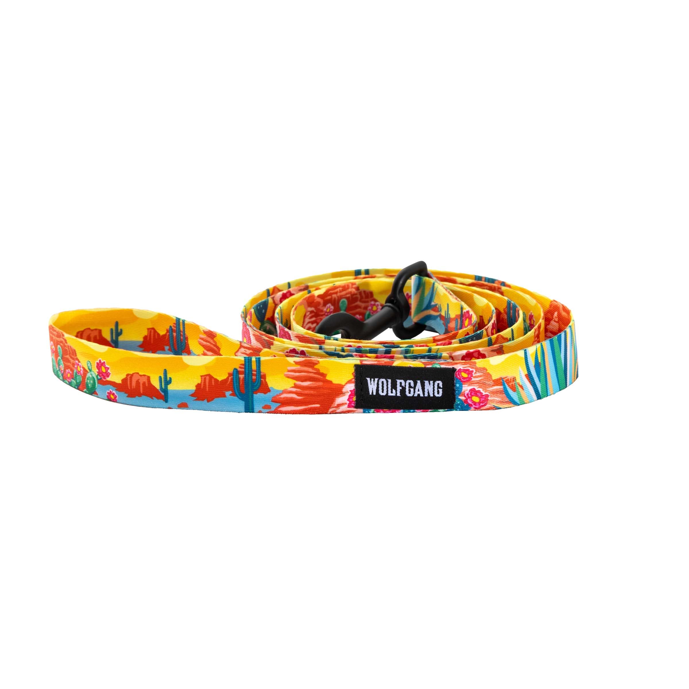 Wolfgang Heavy Duty Dog Leash, Pull-Tested To Over 800 Lbs For Walking & Training, Packleader Print, Large