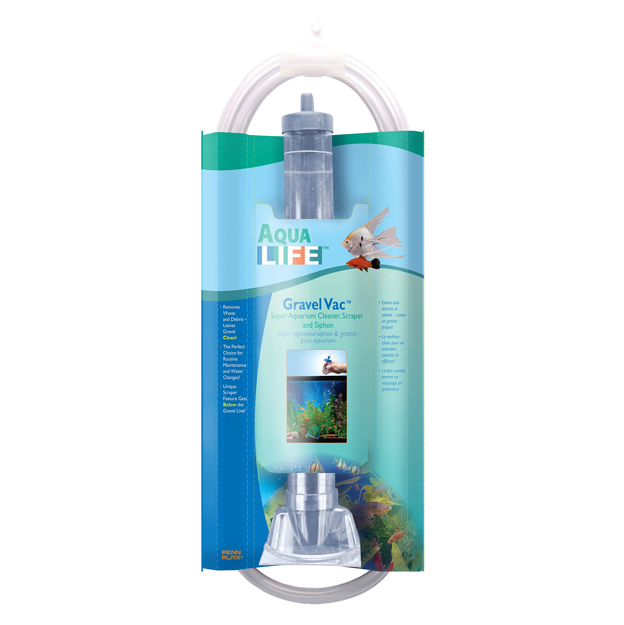 Penn-Plax Gravel Vacuum For Aquariums | Make Cleaning And Tank Maintenance Quicker And Easier (Gv16) 16'