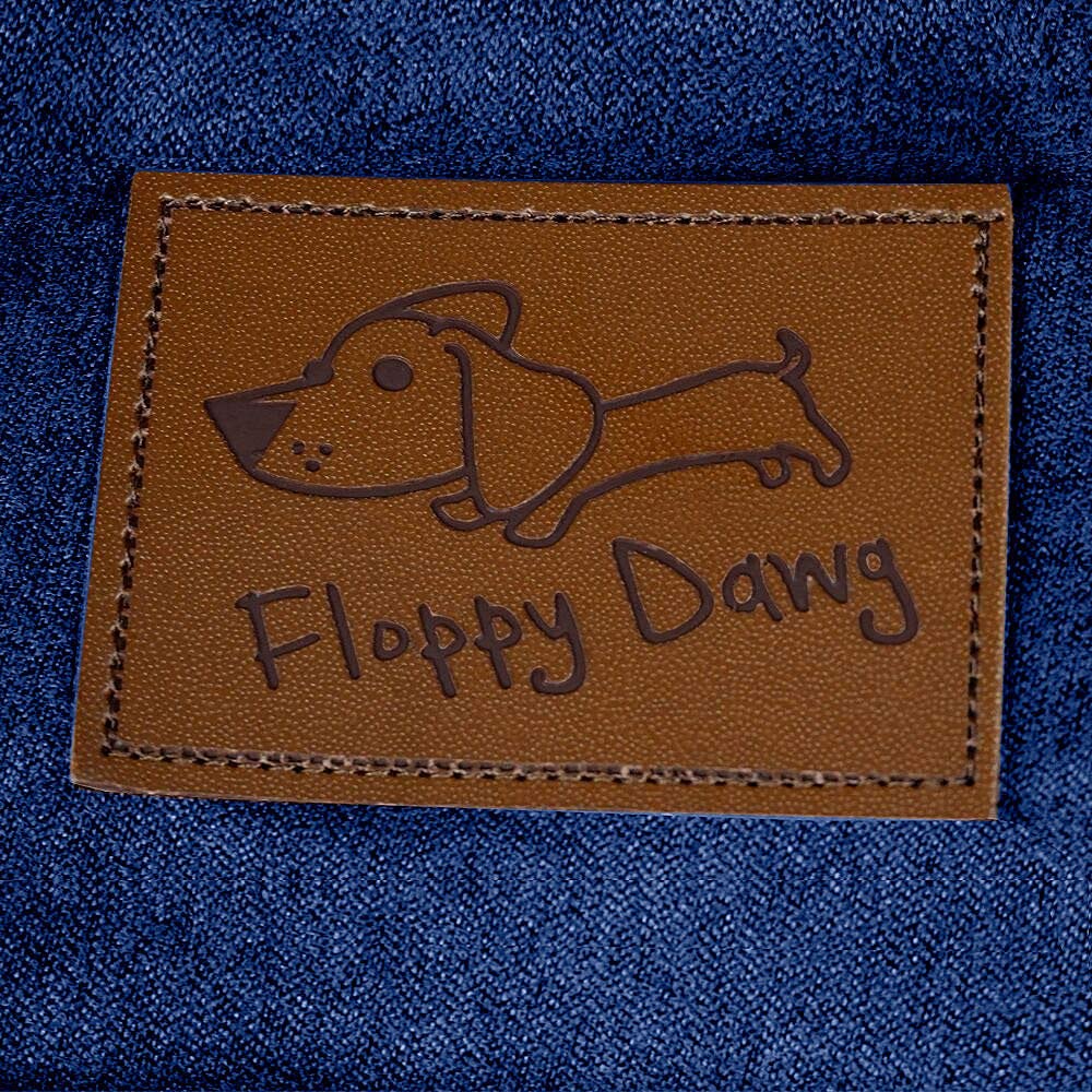 Floppy Dawg Extra Large Dog Bed With Removable, Washable Cover And Waterproof Liner. Pillow Stuffed With Orthopedic Memory Foam Blend. Made For Big Dogs Up To 100 Pounds Or More.