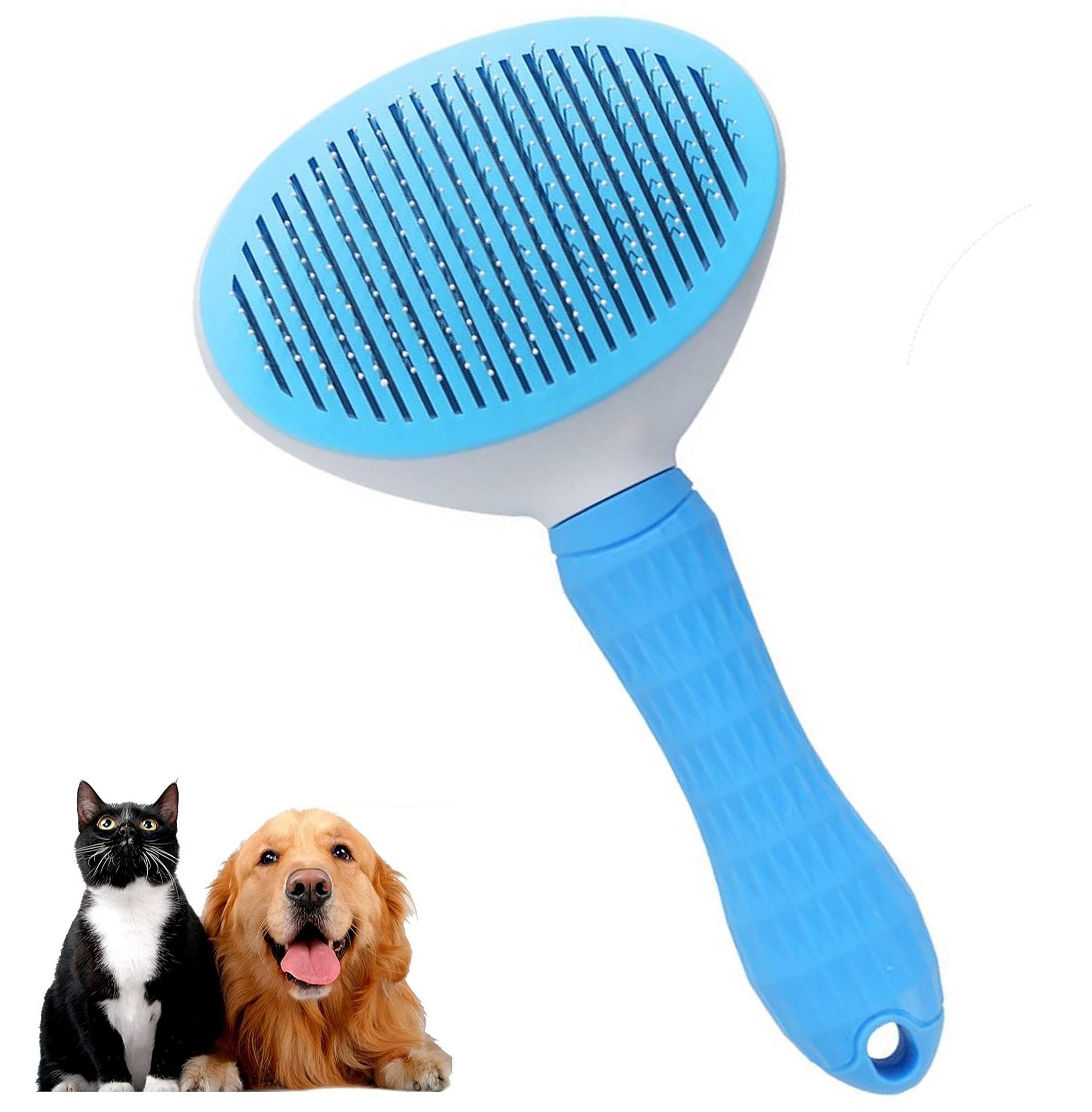 Lakshminarayan Sales Slicker Dog Comb Brush Pet Grooming Brush,Pet Grooming Shedding Brush For Dogs And Cats,Brush Comb With Han